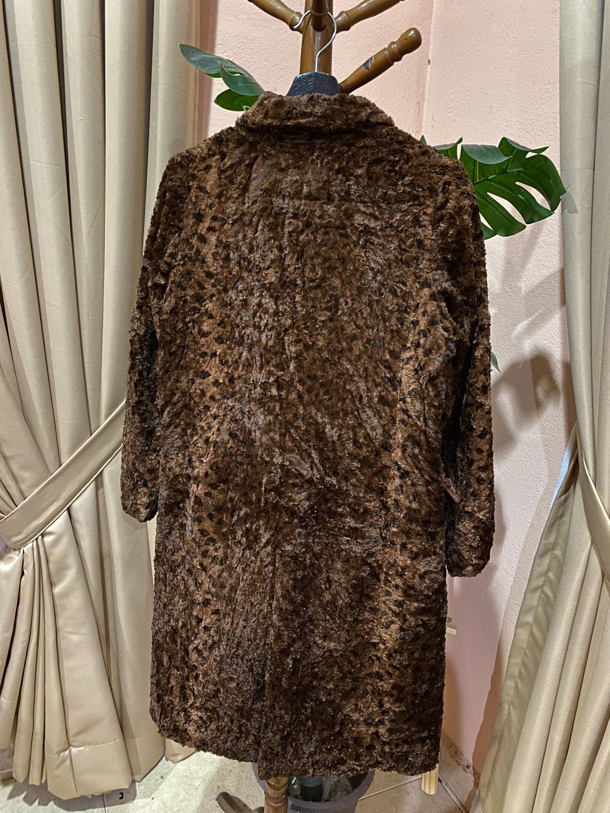 Barneys New York Barney’s New York Vintage Brown Faux Fur Coat Size XS / US 0-2 / IT 36-38 - 10 Thumbnail