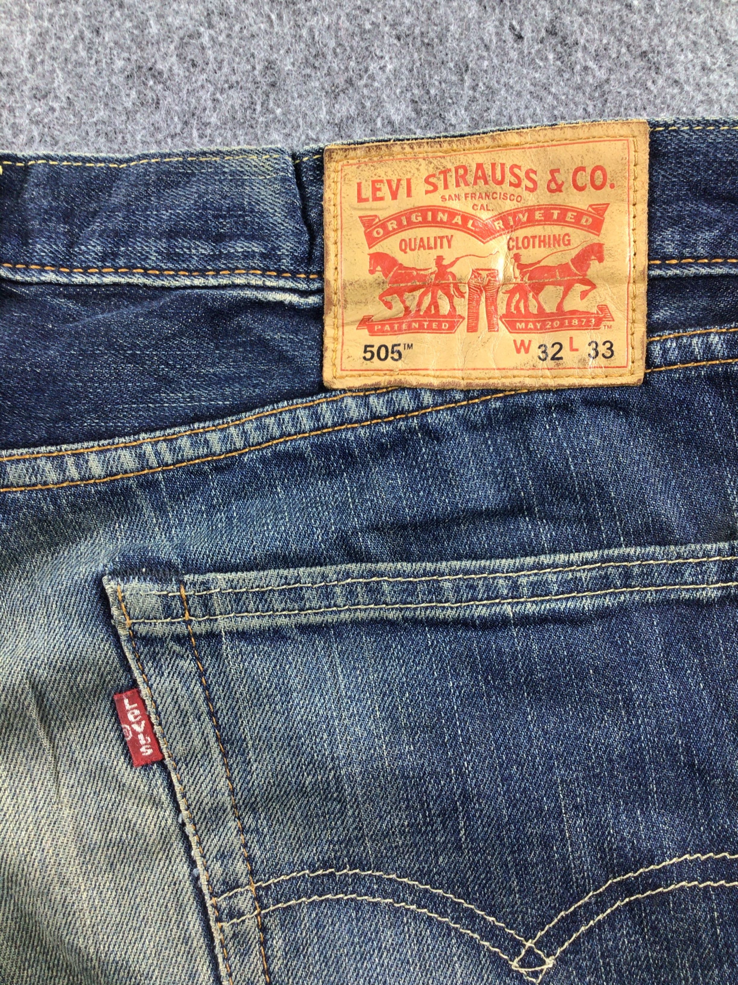 Levi's × Vintage Levis 505 Jeans-JM163 Size US 34 / EU 50 - 6 Thumbnail