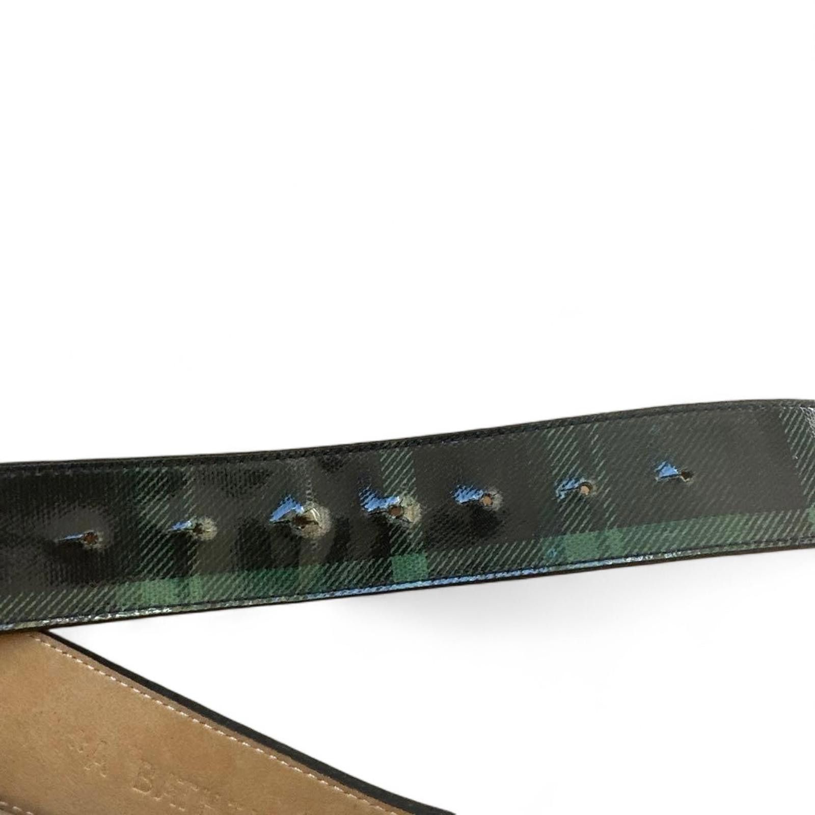 Bape BAPE - Plaid Leather Belt Logo Buckle Size ONE SIZE - 4 Thumbnail