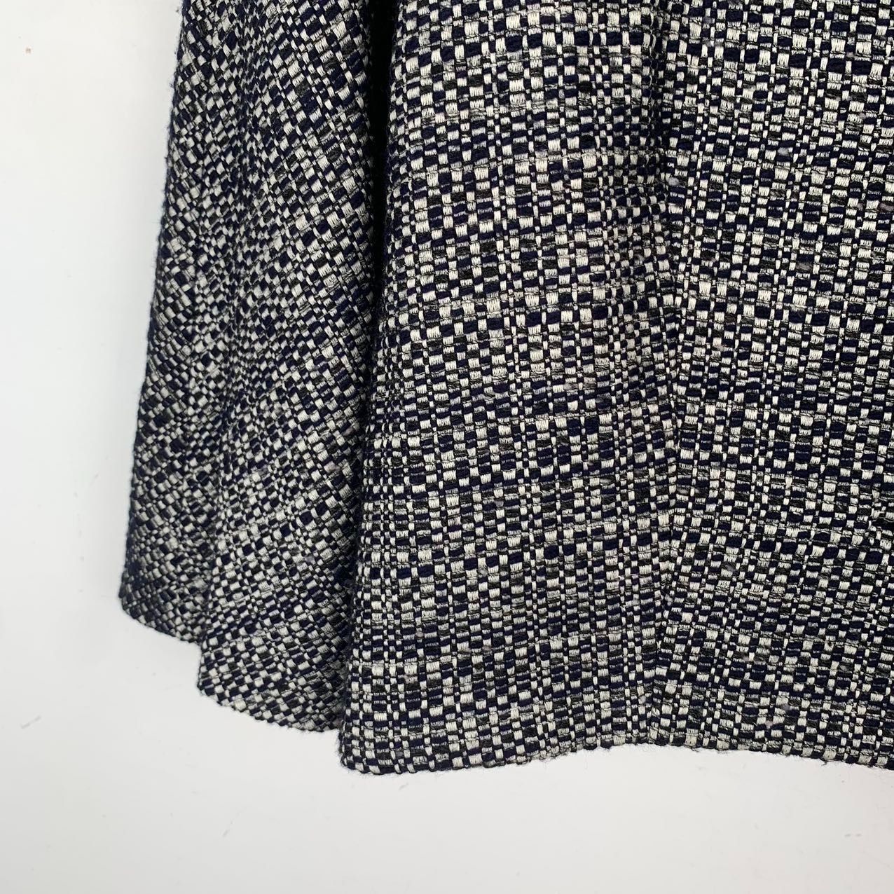 Max Mara MaxMara Gray Wool-Blend Coat with Notched Collar and Single- Size S / US 4 / IT 40 - 4 Thumbnail