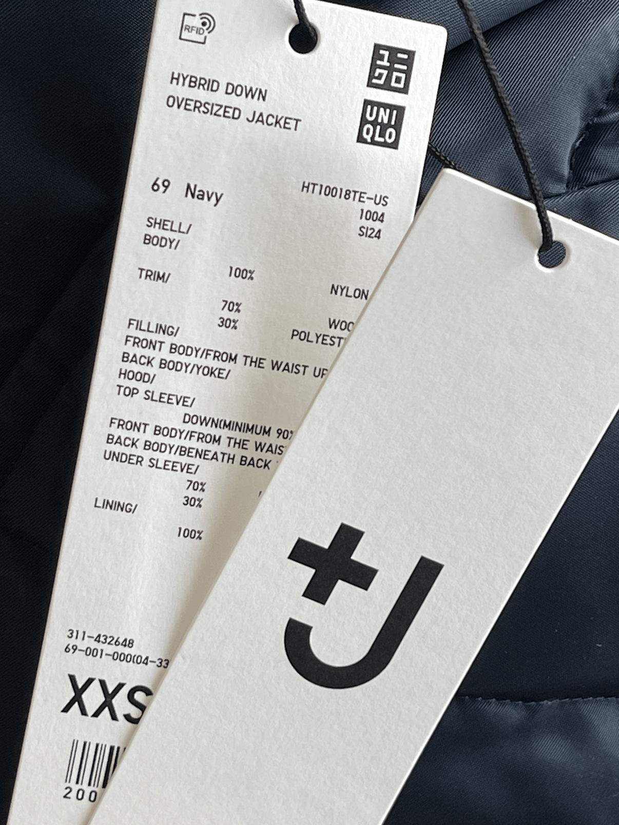 Jil Sander × Uniqlo JIL SANDER x Uniqlo +J Hybrid Down Oversized Jacket Size US XXS / EU 40 - 5 Thumbnail