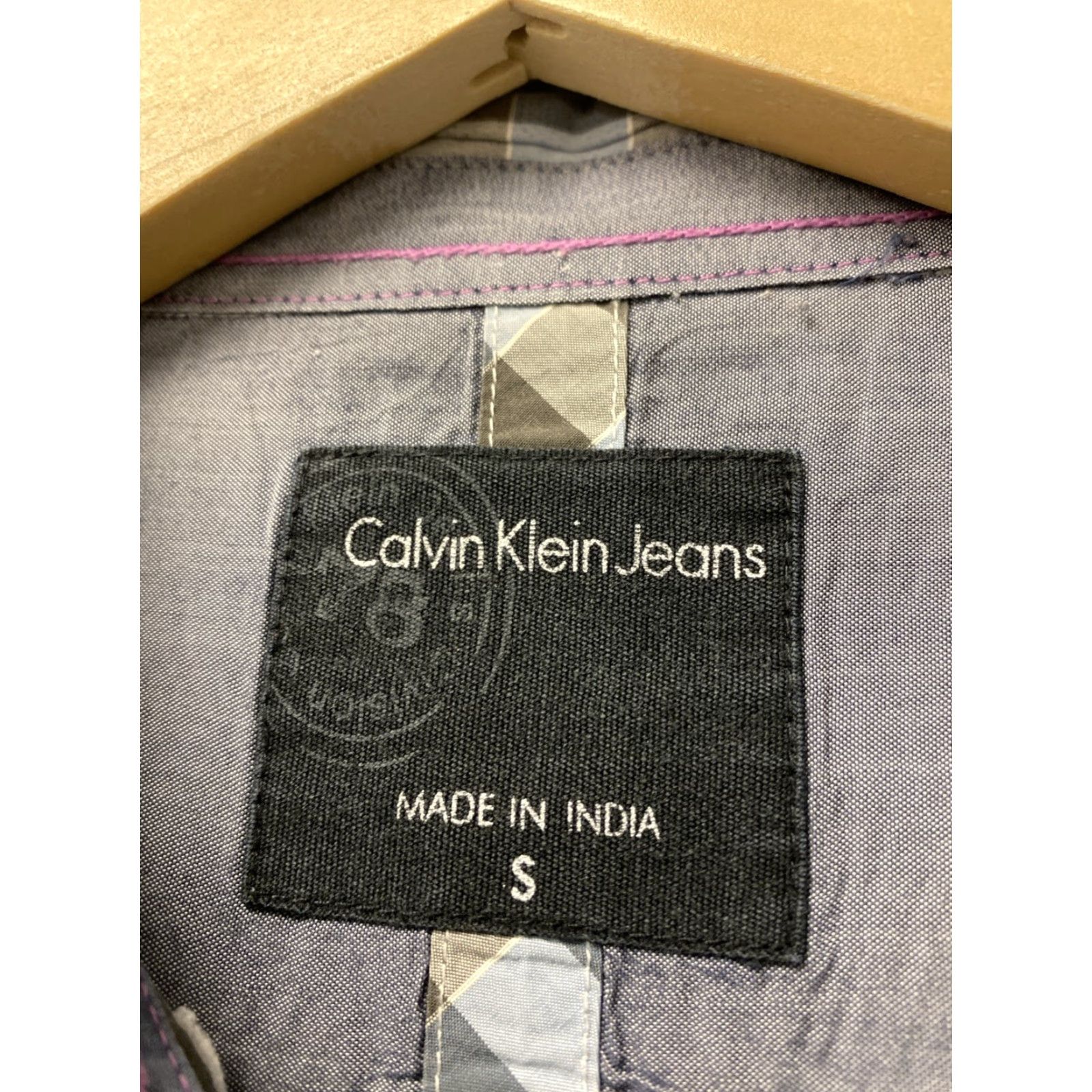 Calvin Klein Calvin Klein Dress Shirt Men’s S Multicolor 100% Cotton Non-Iron Long Sleeve Size 36R - 3 Thumbnail
