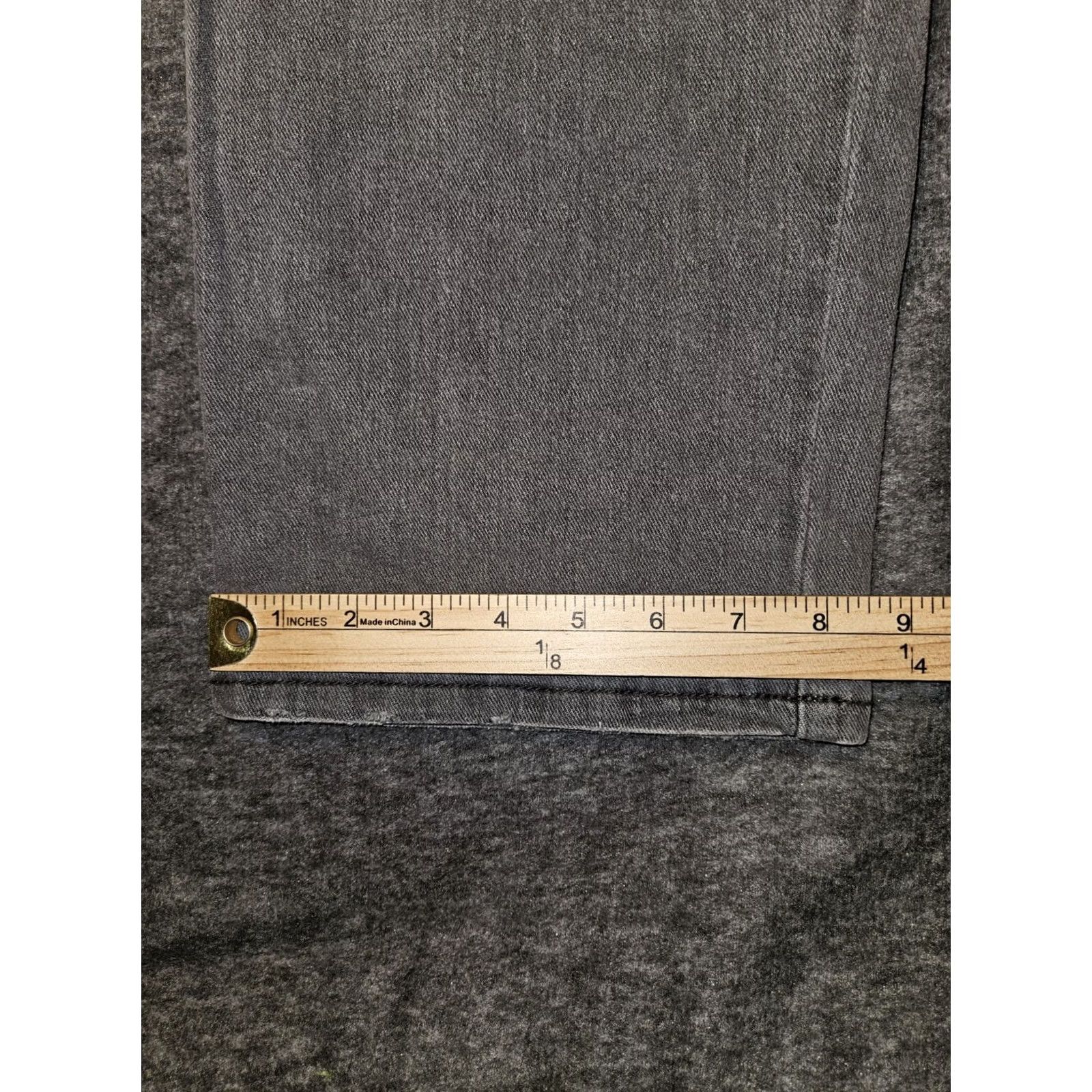 Anne Klein Anne Klein Jeans Women's 16 NWT High Rise Straight Denim 5-Pocket City Preppy Logo Black Size 38" / US 16 / IT 52 - 6 Thumbnail