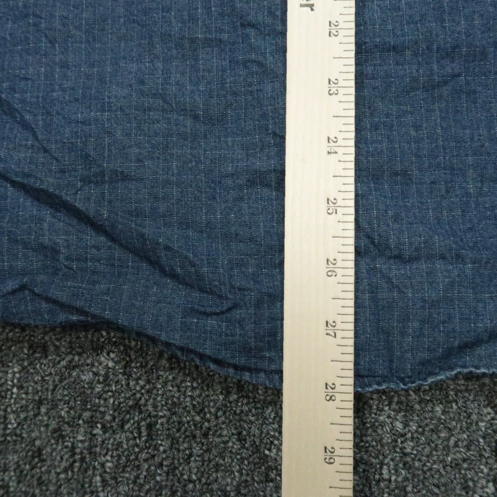 Denime APC Shirt Mens Small Blue Denim Long Sleeve Button Up Size US S / EU 44-46 / 1 - 7 Thumbnail