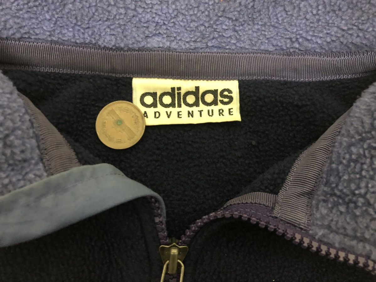 Adidas × Polartec × Vintage RARE 🔥 ADIDAS ADVENTURE FLEECE PULLOVER TRICOLOUR HALF ZIP Size US L / EU 52-54 / 3 - 11 Thumbnail