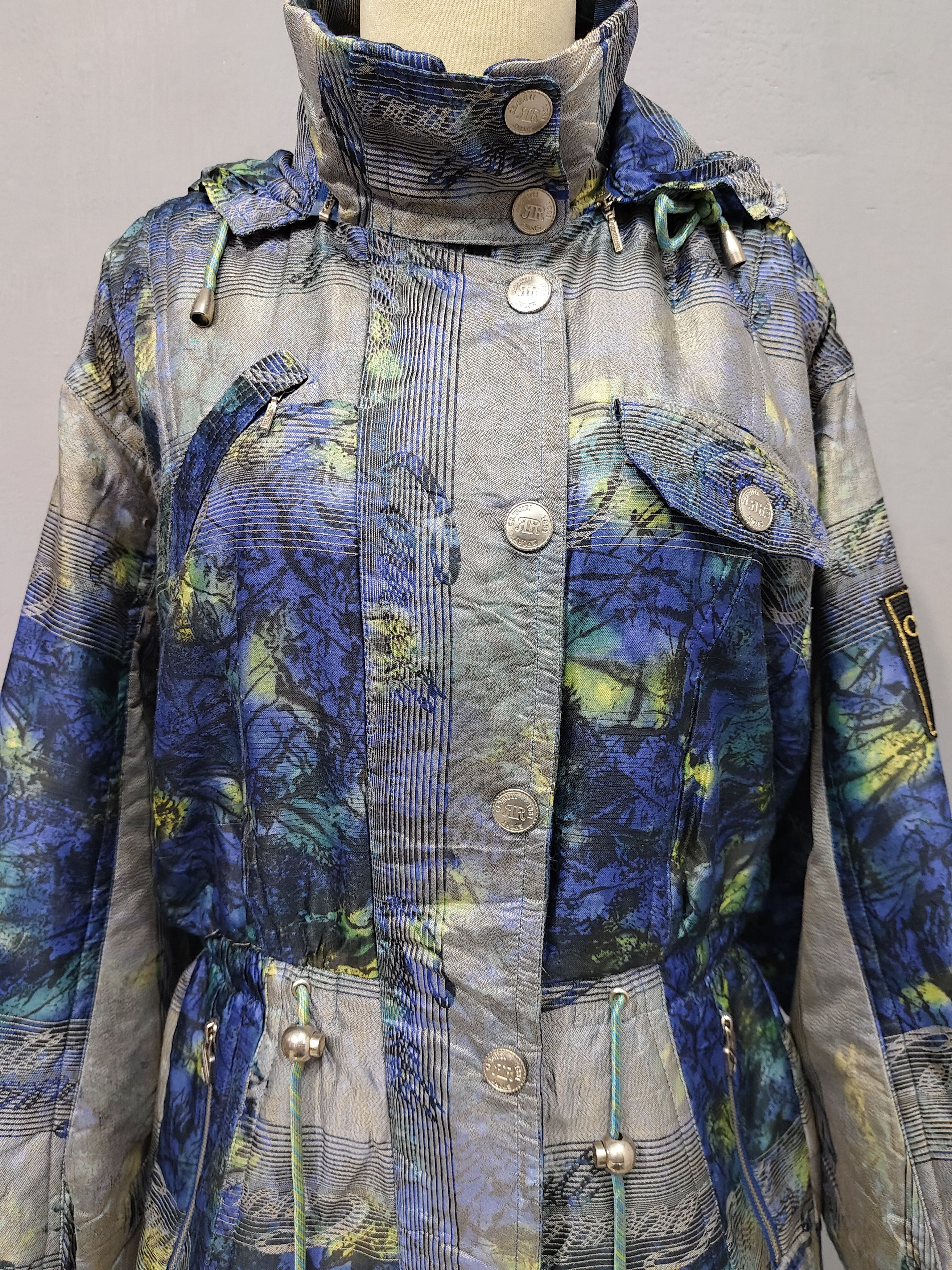 Cerruti 1881 90s Cerruti 1881 Sport Abstrac Art Graphic Parka Jacket Size US M / EU 48-50 / 2 - 11 Thumbnail