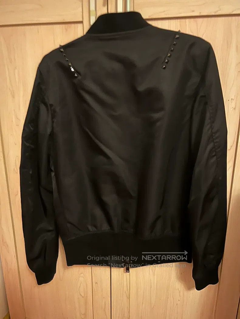 Valentino Valentino Nylon studded bomber jacket jacket Size US XS / EU 42 / 0 - 2 Thumbnail