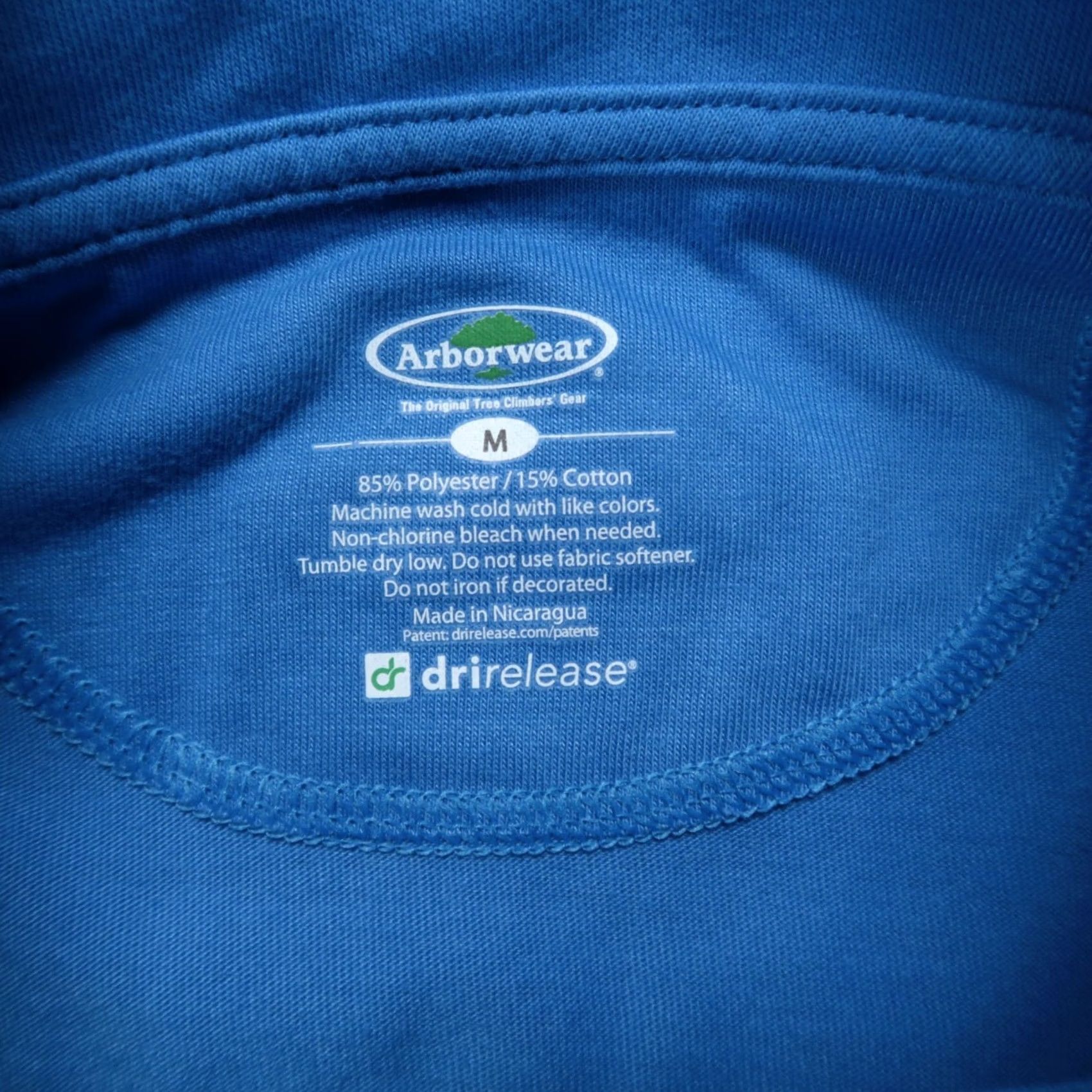 Vintage Arborwear Pullover Mens Medium Blue Drirelease Quarter Zip Lightweight Shirt Size US M / EU 48-50 / 2 - 4 Thumbnail