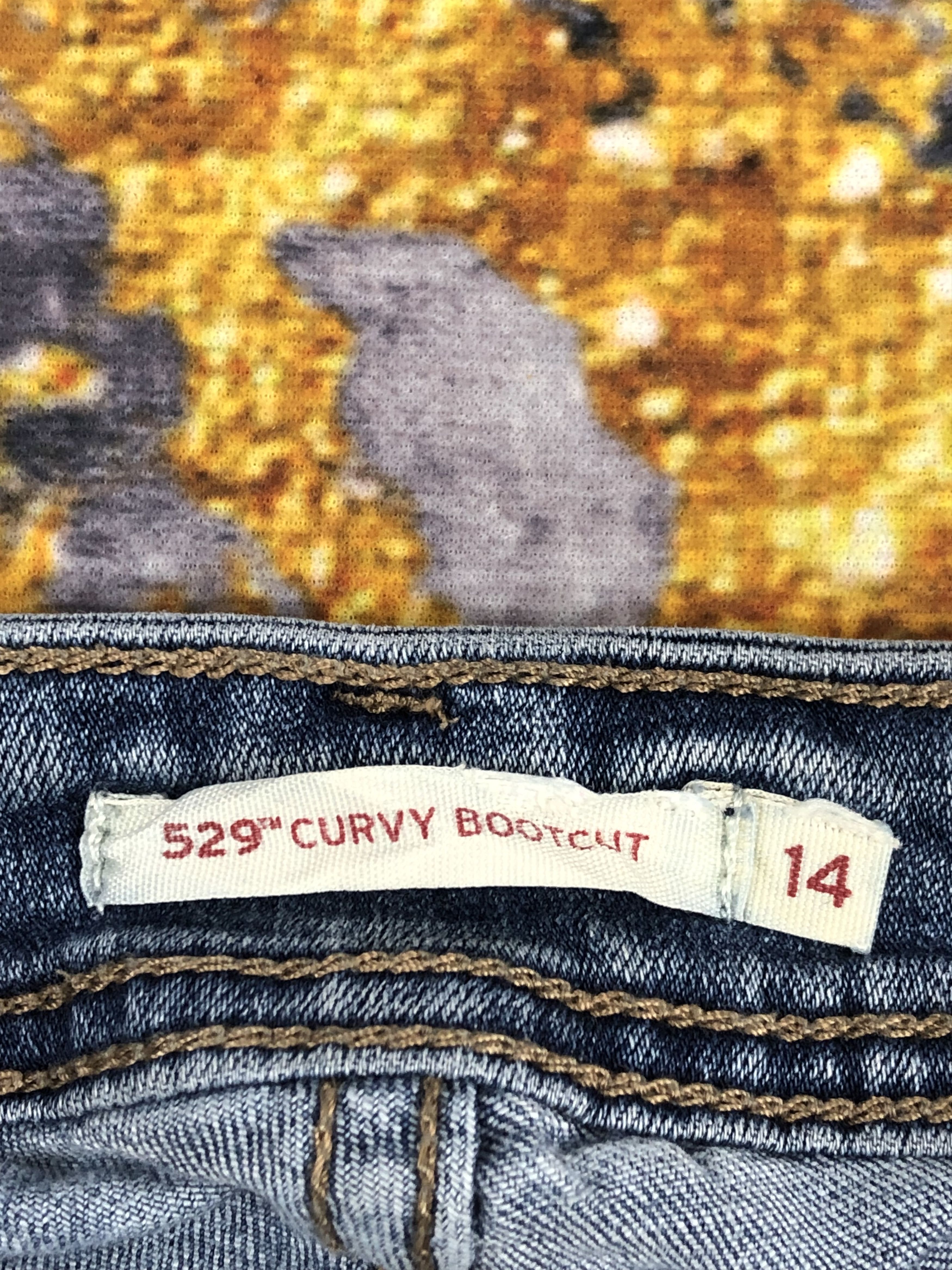 Levi's Vintage Levis 529 Curvy Bootcut Jeans DPP0197 Size US 32 / EU 48 - 10 Thumbnail
