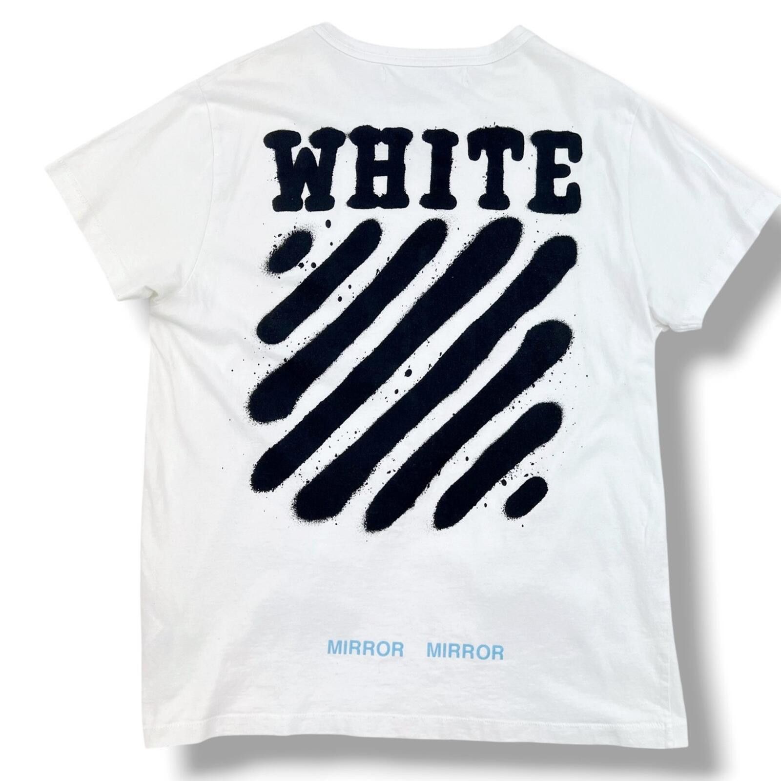 Off-White Off-White Spray Diagonal White T Shirt Size US S / EU 44-46 / 1 - 2 Thumbnail