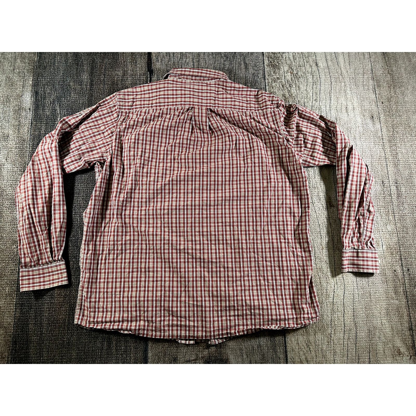 Eddie Bauer Eddie Bauer Mens L Classic Fit Red Plaid L/S Flannel Shirt Size US L / EU 52-54 / 3 - 7 Thumbnail
