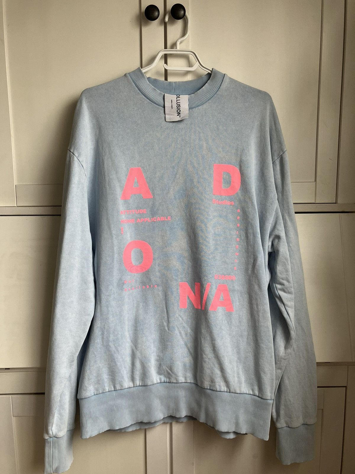 Vintage Collusion women’s sweatshirt- oversized - Size S / US 4 / IT 40 - 1 Thumbnail