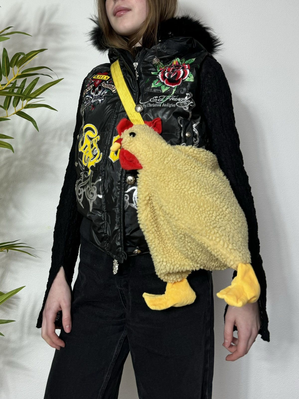 Vintage VINTAGE HUMOR CHICKEN CROSSBODY SLING BAG Size ONE SIZE - 3 Thumbnail