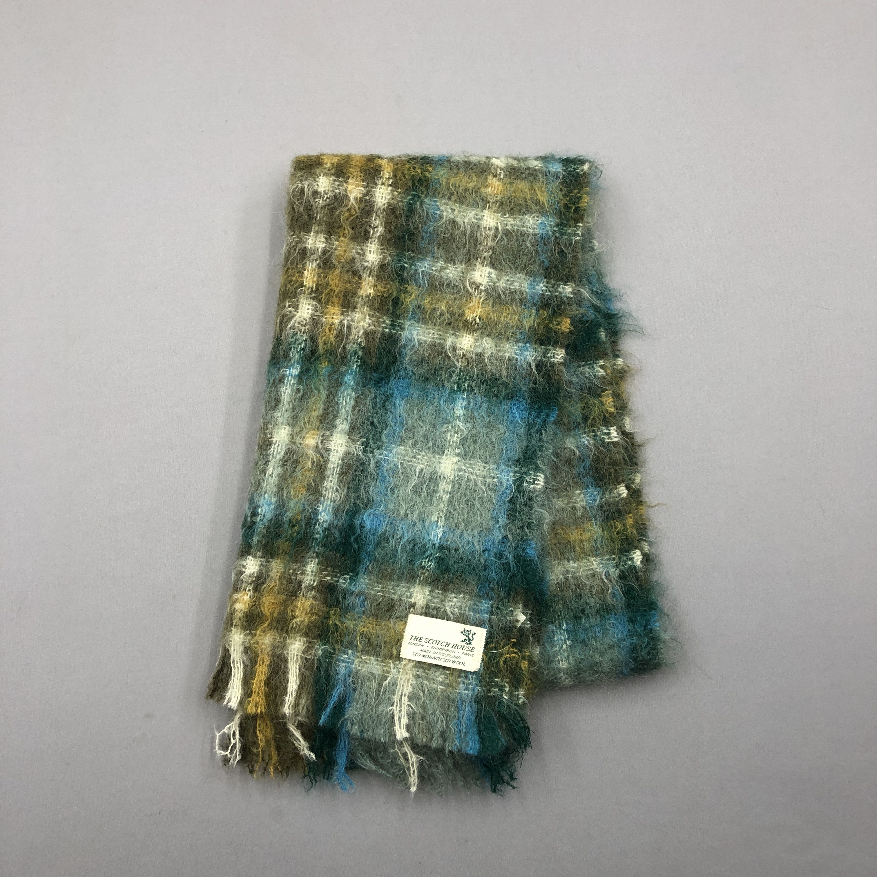 Vintage Vintage The Scotch House Scarf Muffler Wool Mohair Scarves Size ONE SIZE - 3 Thumbnail