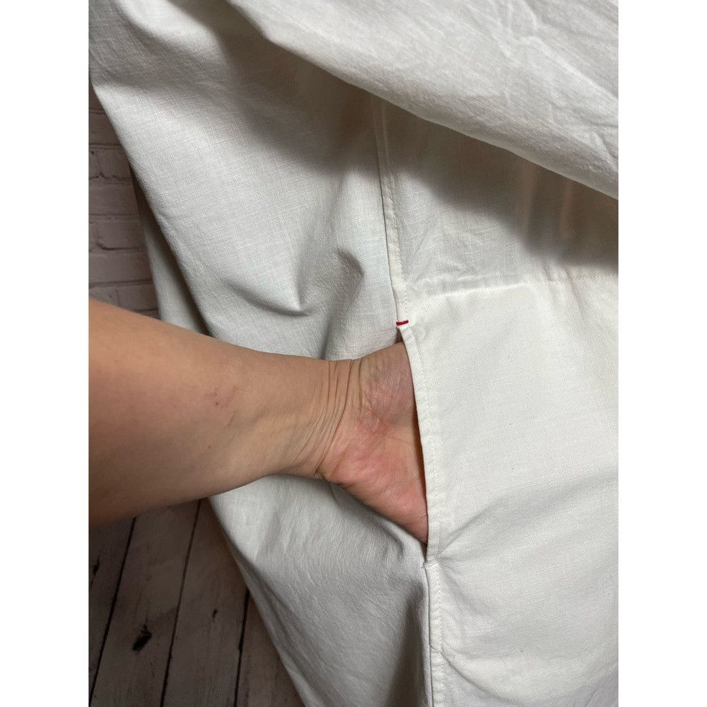 Uniqlo Ines de la Fressange Uniqlo Cotton White Summer Coat Size X Size XXS / US 00 / IT 34 - 4 Thumbnail