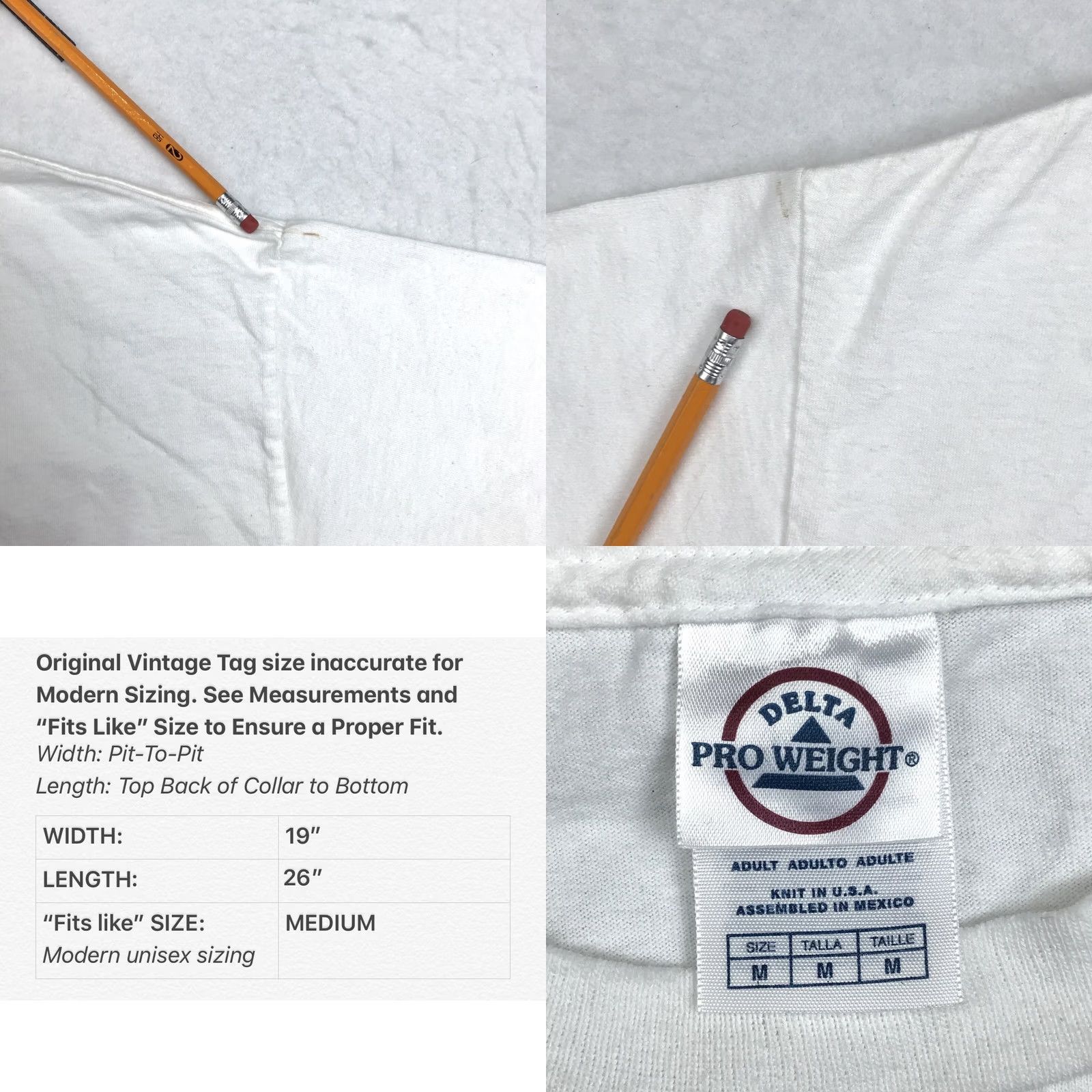 Delta VINTAGE 2007 A CHRISTMAS STORY I TRIPLE DOG DARE YOU T-Shirt MEDIUM White Men XS? Size US M / EU 48-50 / 2 - 8 Thumbnail