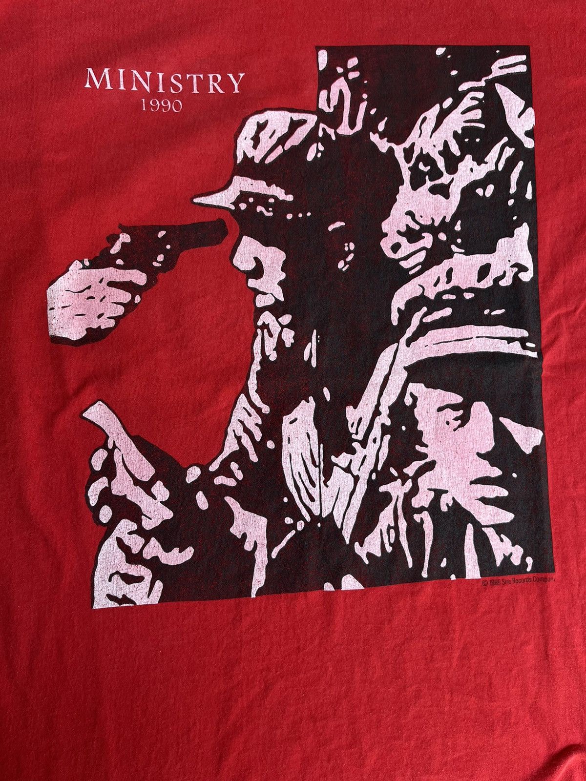 Band Tees × Vintage 90's Vintage Ministry 1990 Size US XL / EU 56 / 4 - 2 Thumbnail