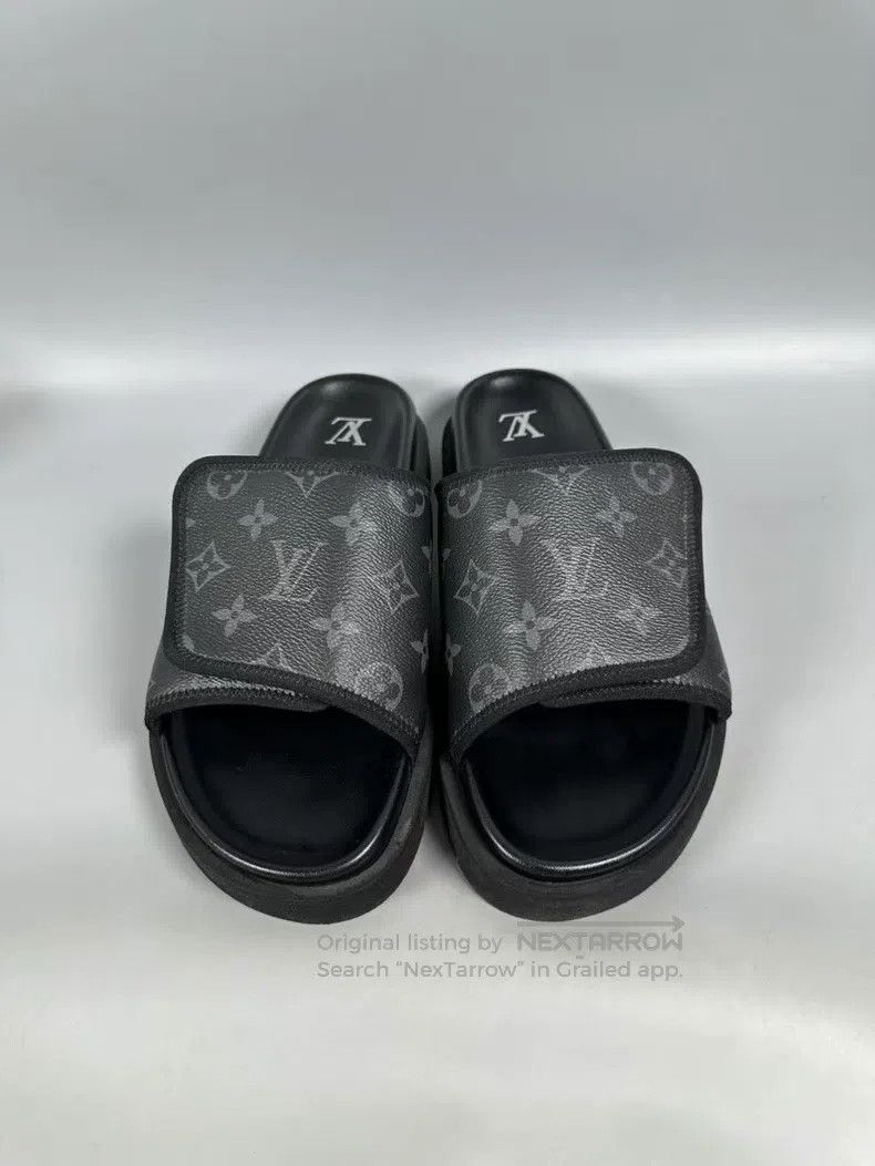 Louis Vuitton Louis Vuitton Old Flower Velcro Beach Slippers Size US 8 / EU 41 - 1 Thumbnail