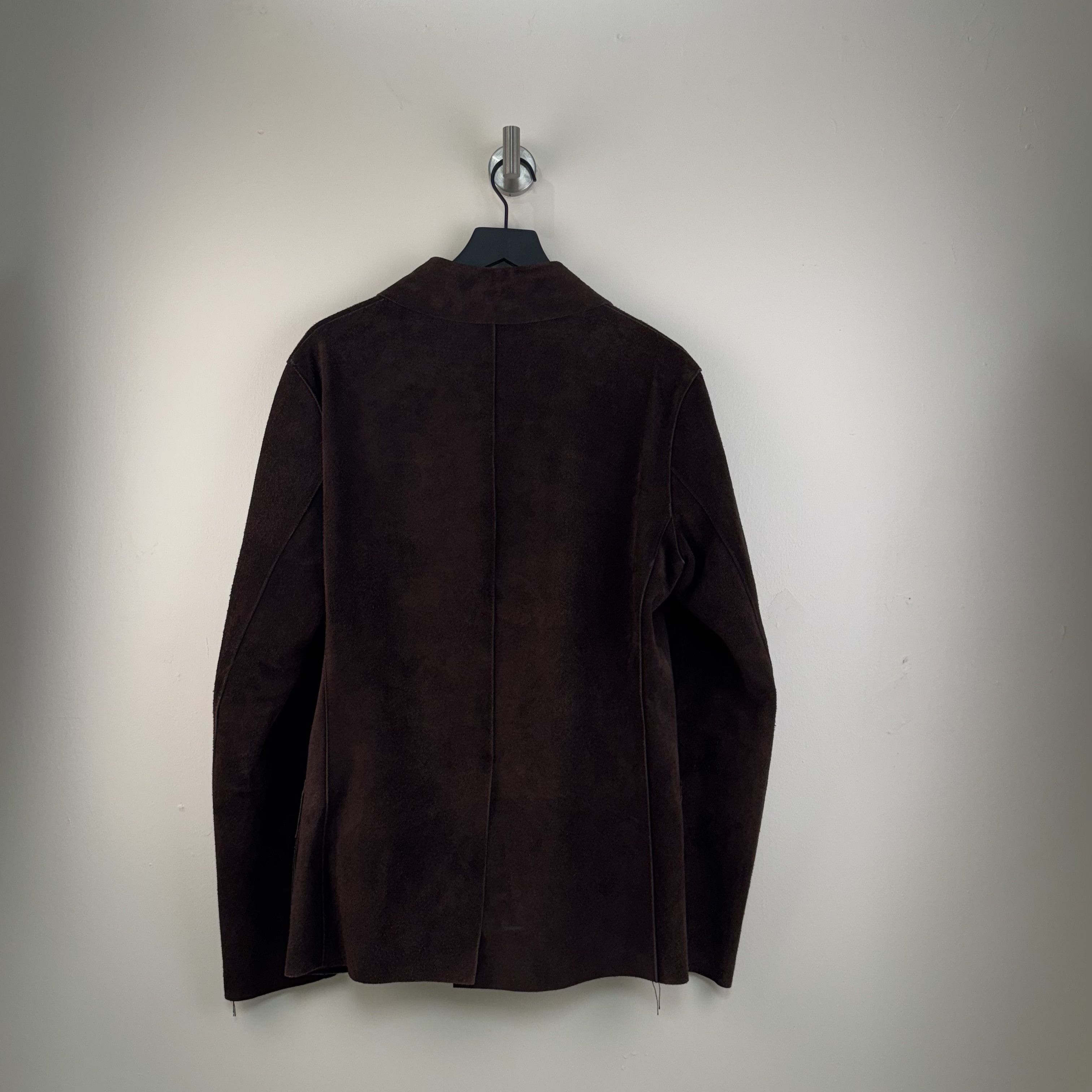Yves Saint Laurent Yves Saint Laurent Rive Gauche Suede Jacket Size L / US 10 / IT 46 - 3 Thumbnail