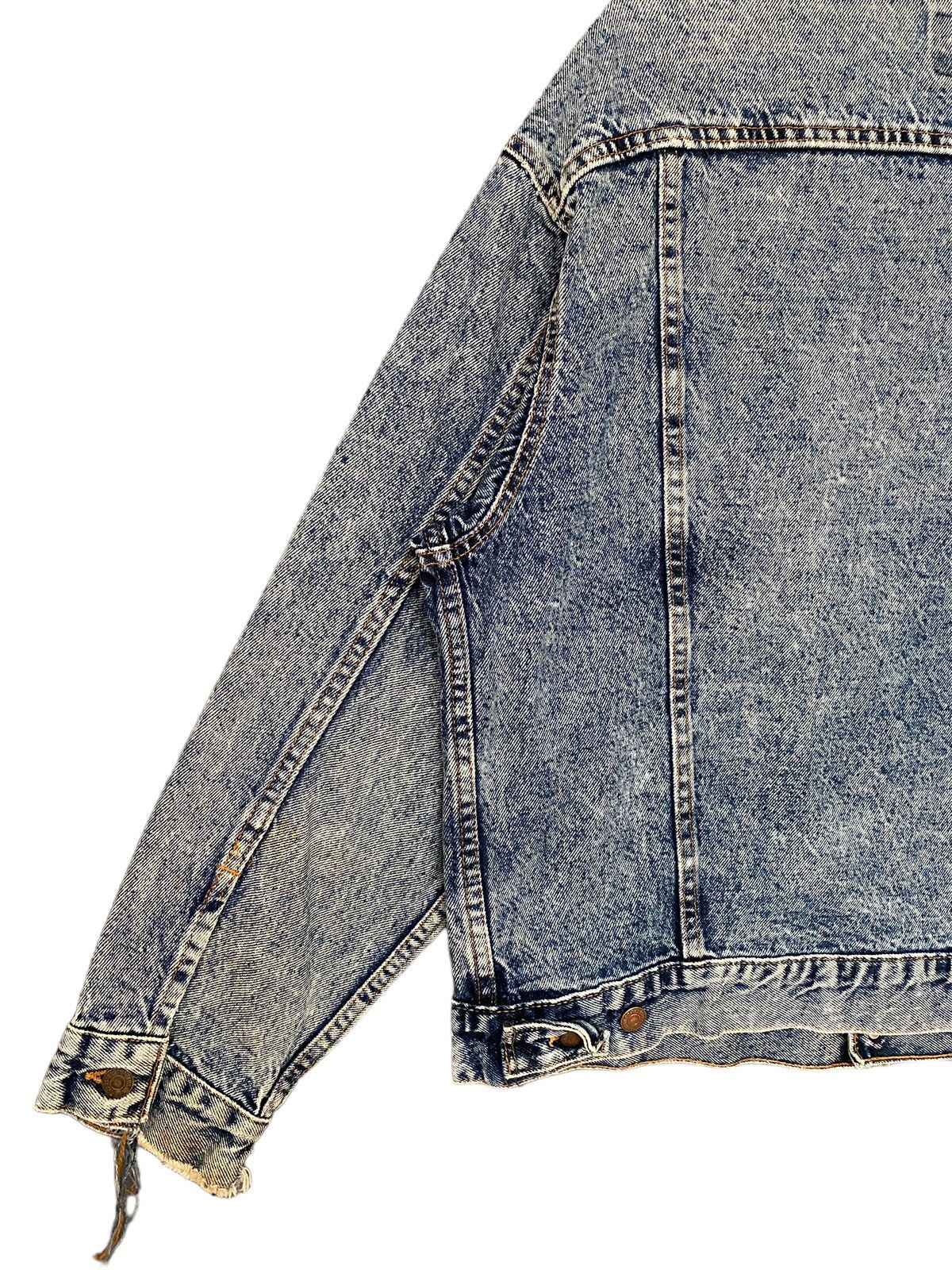 Levi's × Vintage Vintage Brand Levis Acid Wash Trucker Denim Jacket 1990s Size US L / EU 52-54 / 3 - 6 Thumbnail