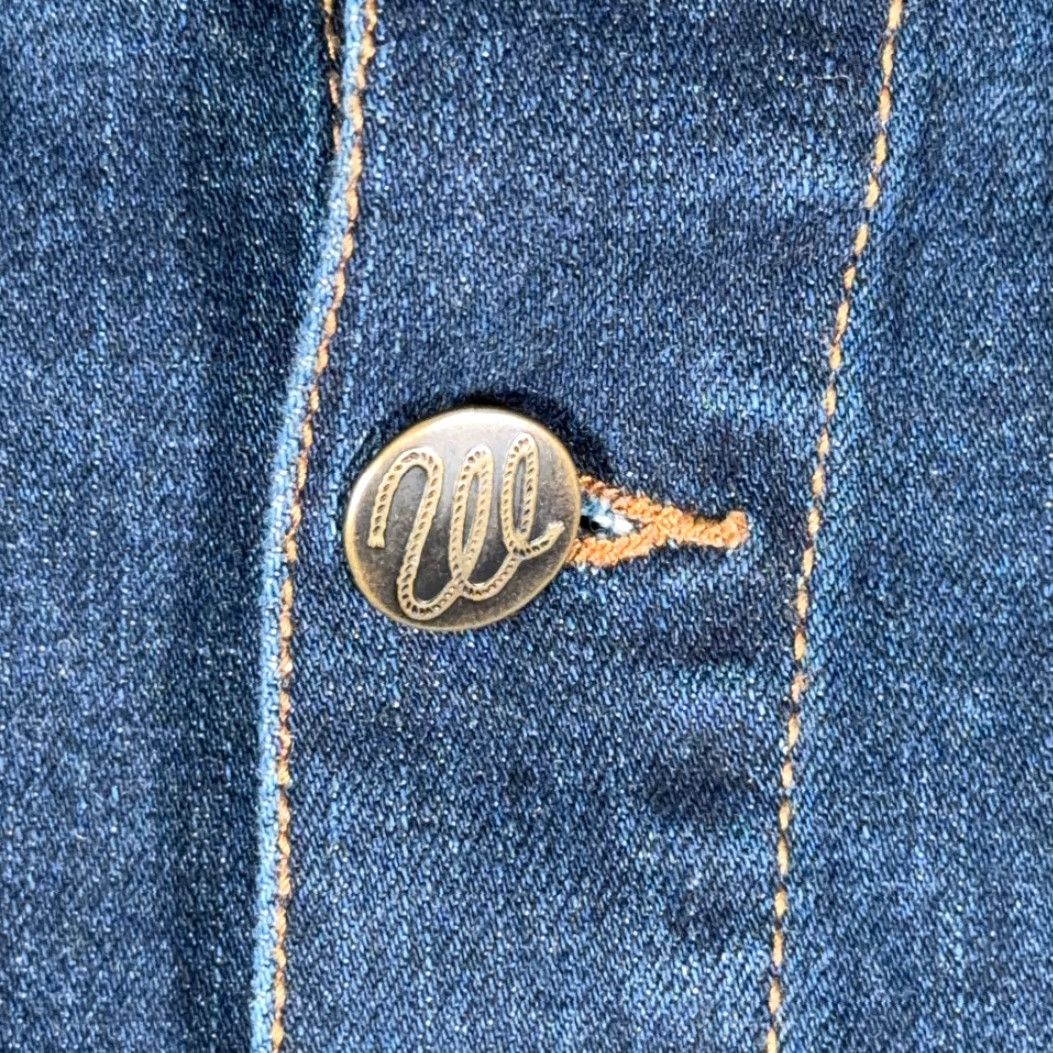 Wrangler VINTAGE Wrangler Jacket Womens 2XL Blue Denim Western Trucker Retro Casual Womens Wrangler Jacket 2XL Blue Denim Western Trucker Retro Size 40" / US 18 - 5 Thumbnail