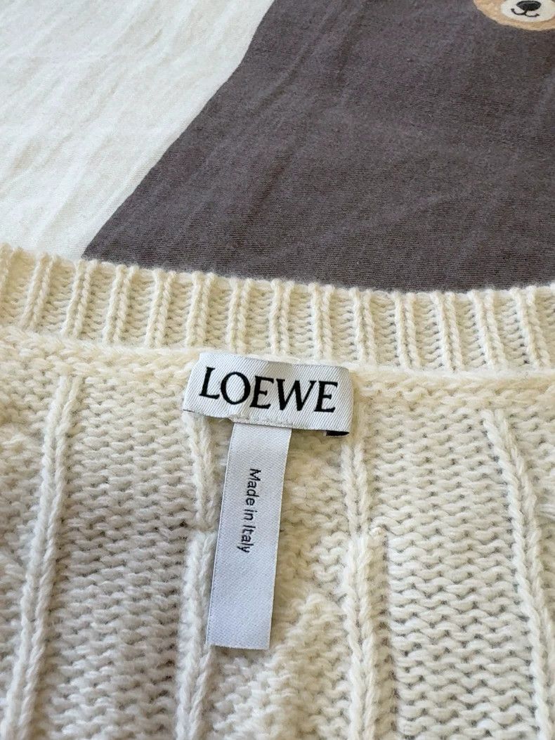 Loewe LOEWE White sweater Size L / US 10 / IT 46 - 5 Thumbnail