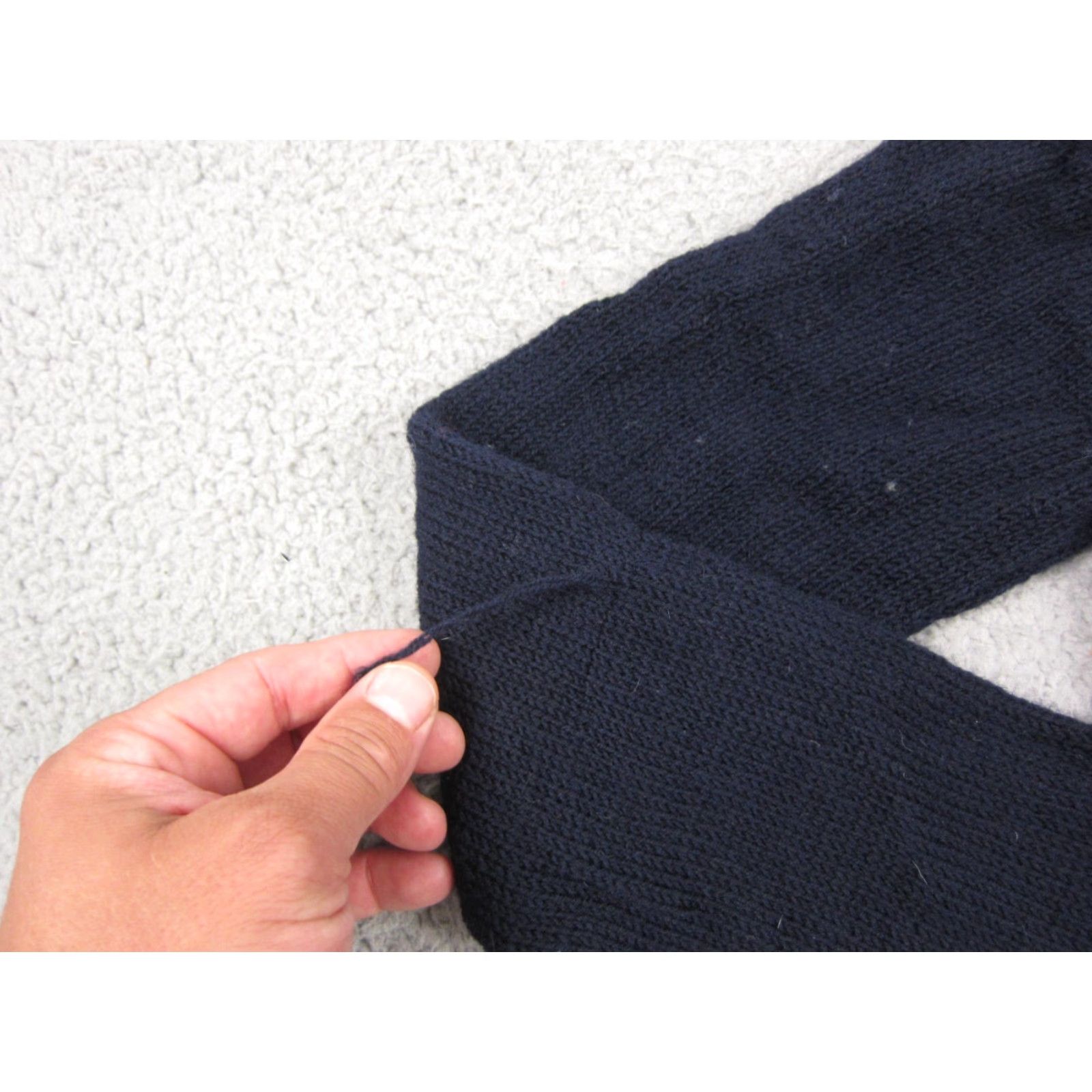 Vintage VINTAGE Cardigan Womens M Blue Sweater Button Front Knit 60s 70s Size M / US 6-8 / IT 42-44 - 4 Thumbnail