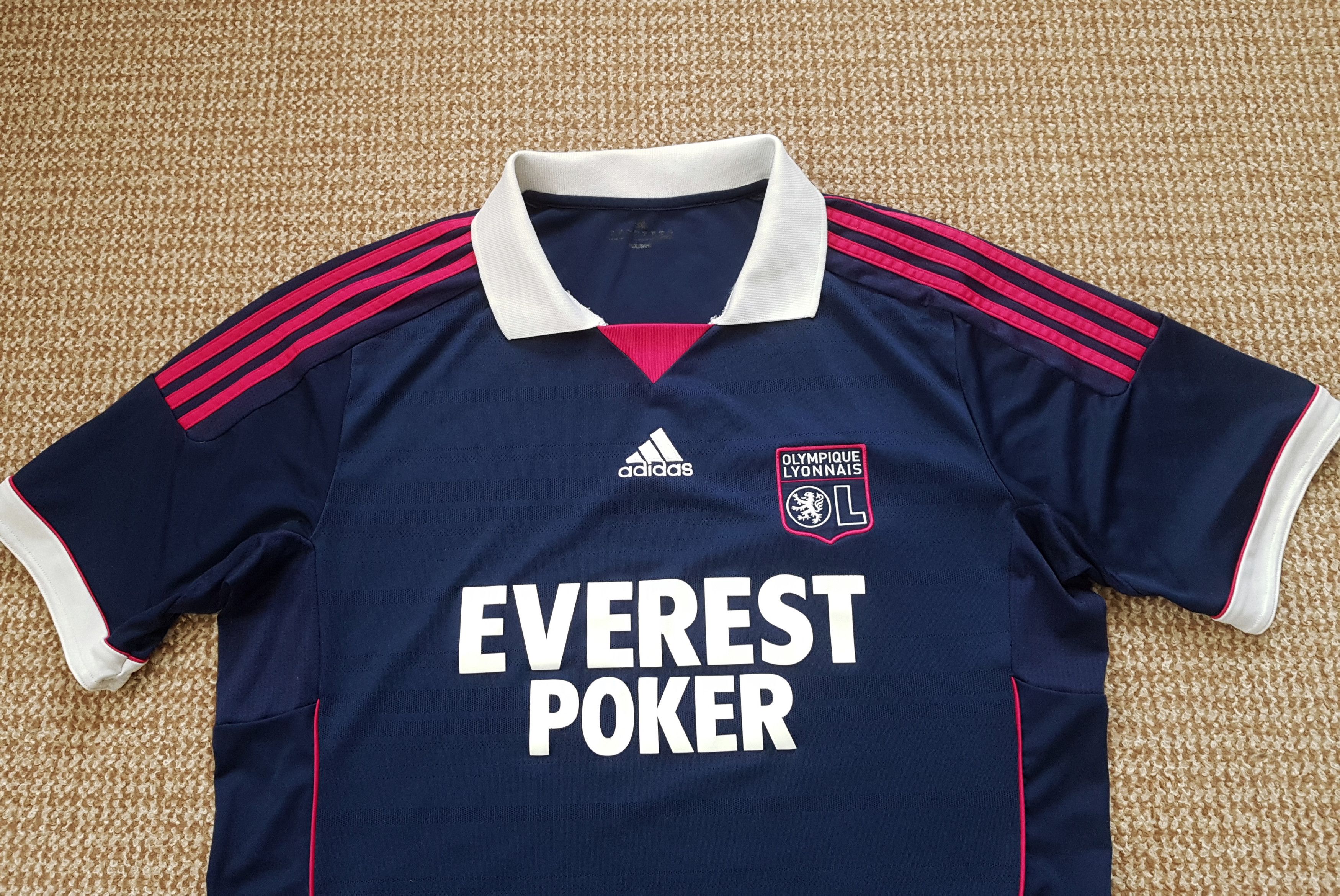 Adidas Adidas Lyon 2011-12 Away Football Soccer Jersey sz XL Size US XL / EU 56 / 4 - 3 Thumbnail