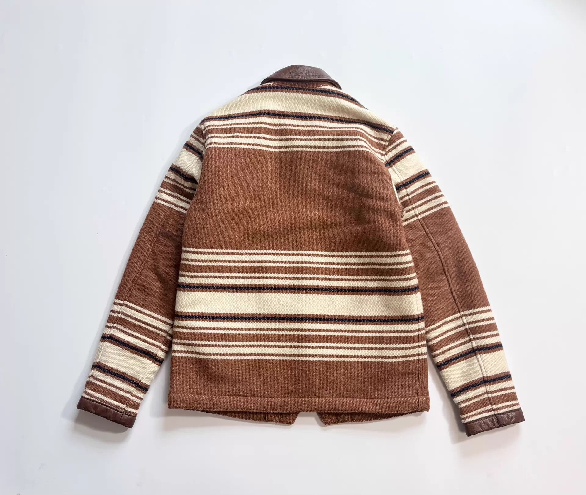Other Calee Carpet Cloth Silver Button Leather Collar S JPN 95New Size US S / EU 44-46 / 1 - 2 Thumbnail
