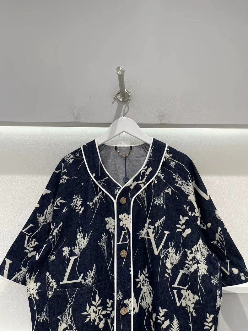 Louis Vuitton Louis Vuitton Wheat ear baseball shirt 2502-Nextarrow Size US M / EU 48-50 / 2 - 3 Thumbnail
