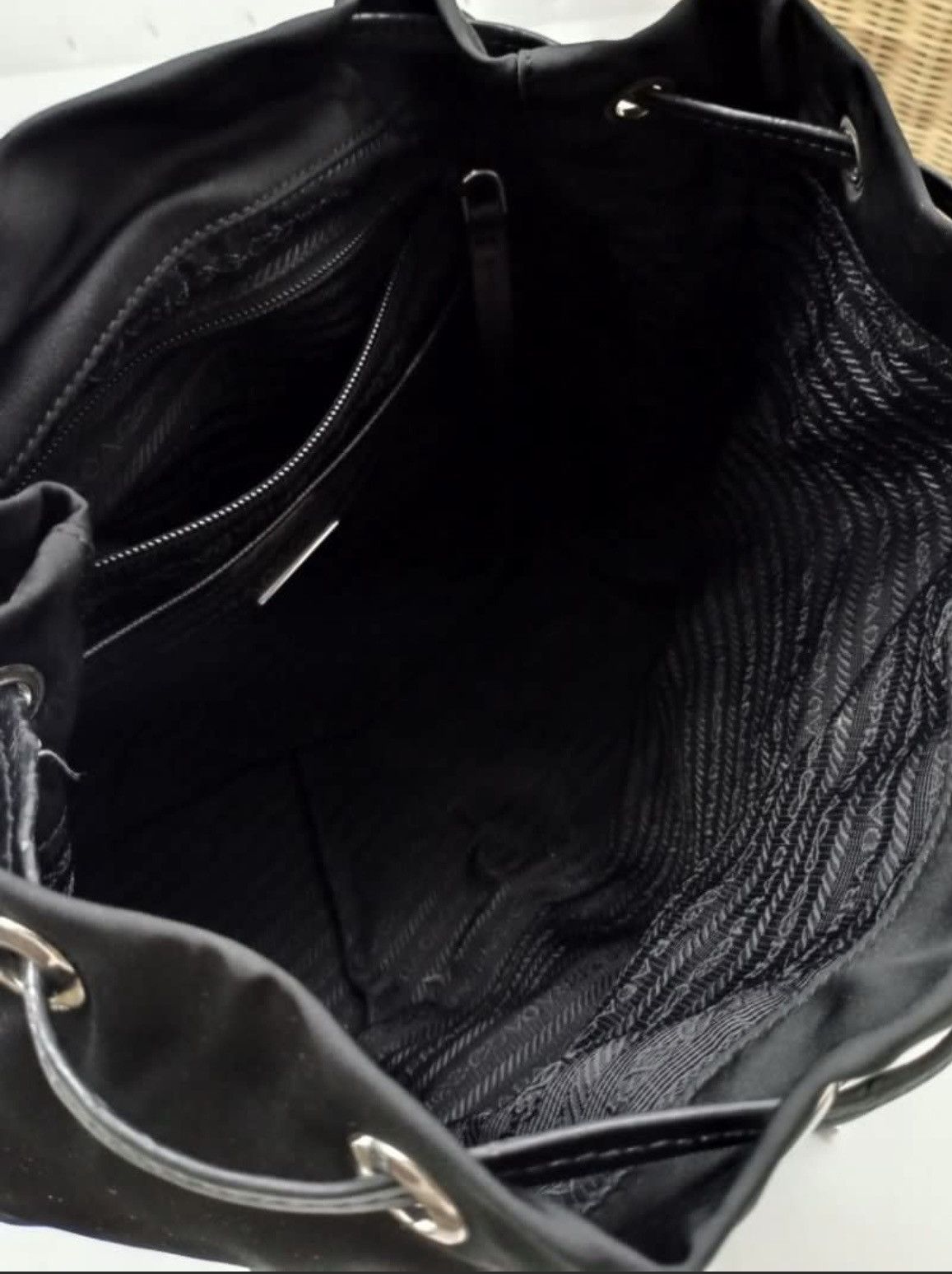 Prada Prada Studded Nylon Backpack Size ONE SIZE - 9 Thumbnail