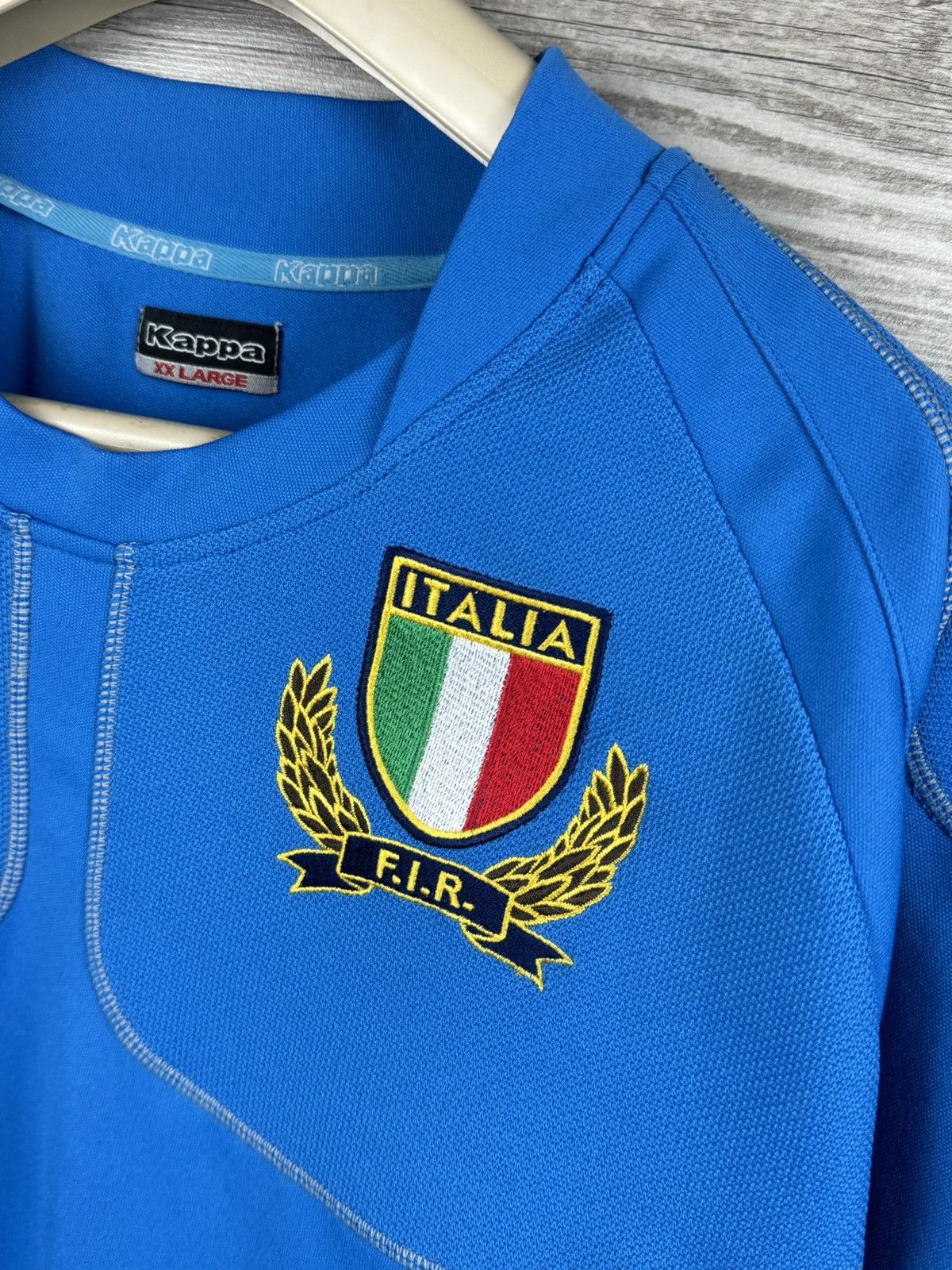 Kappa × Vintage Kappa Rugby Shirts 2004 Italy Vintage Old Jerseys Size US L / EU 52-54 / 3 - 5 Thumbnail