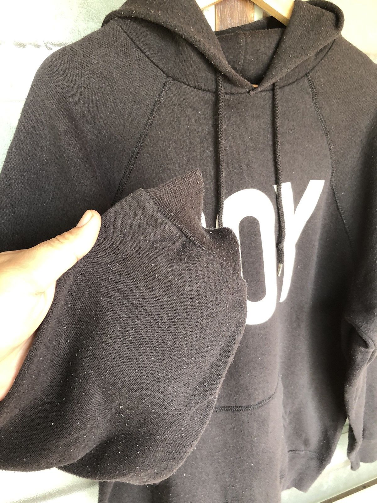 Boy London Vintage 90's Boy London Hoodie Size US L / EU 52-54 / 3 - 8 Thumbnail