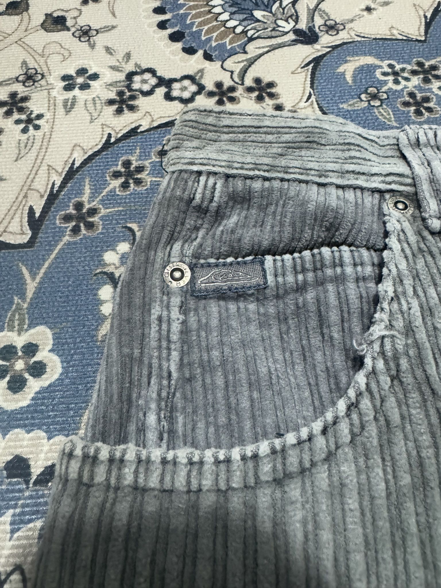 Quicksilver × Vintage Vintage 90 Quicksilver Salt Water Corduroy Surf skate Pants Size US 28 / EU 44 - 3 Thumbnail