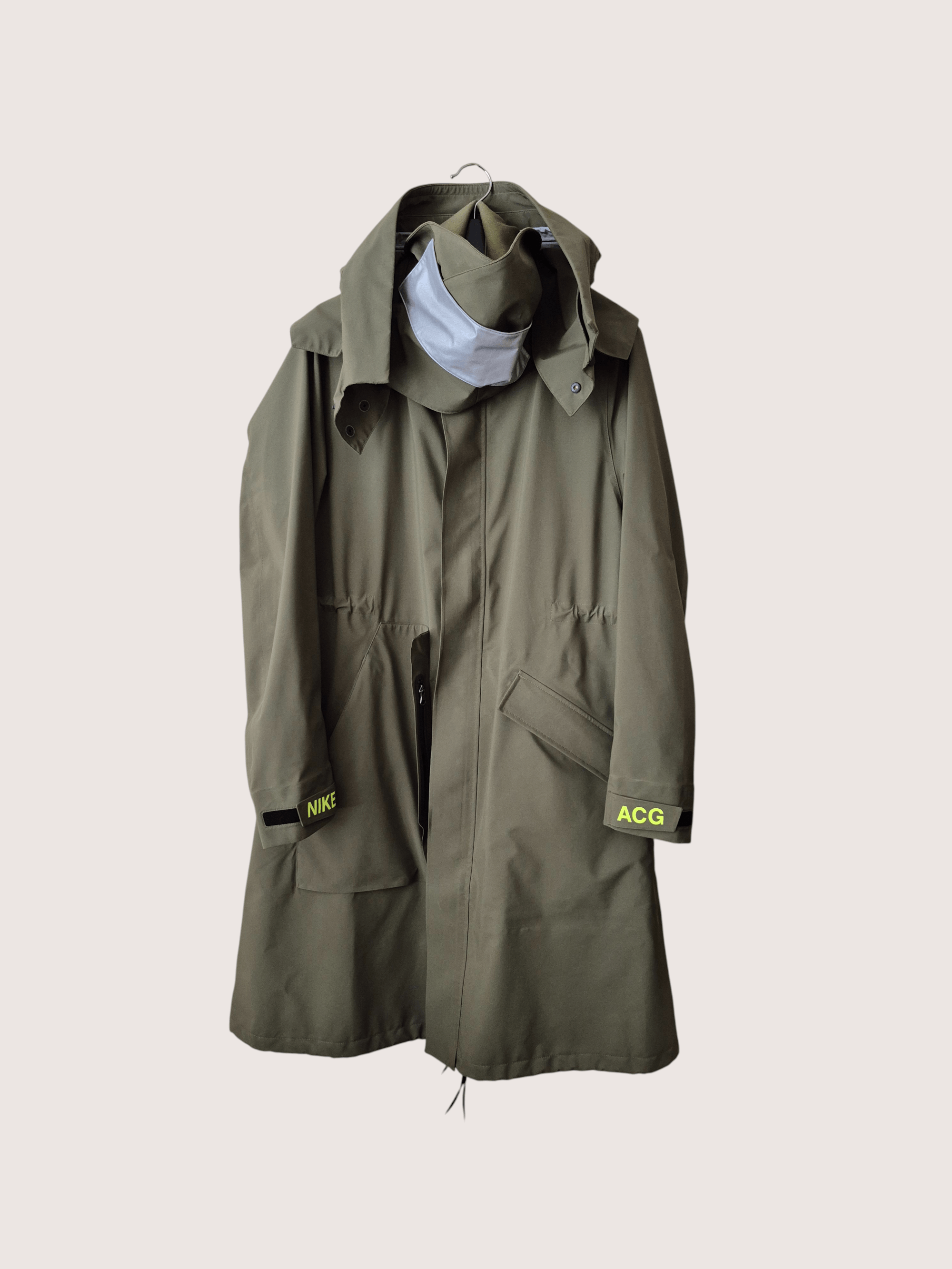 Nike ACG NIKELAB ACG 3 in 1 System Trench Black Raincoat | Grailed
