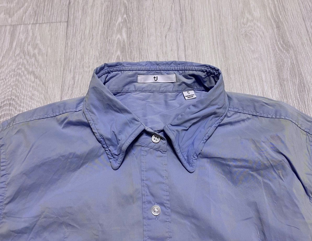 Jil Sander × Uniqlo Jil Sander + Uniqlo Blue Formal Casual Long sleeve Shirt Size US S / EU 44-46 / 1 - 6 Thumbnail