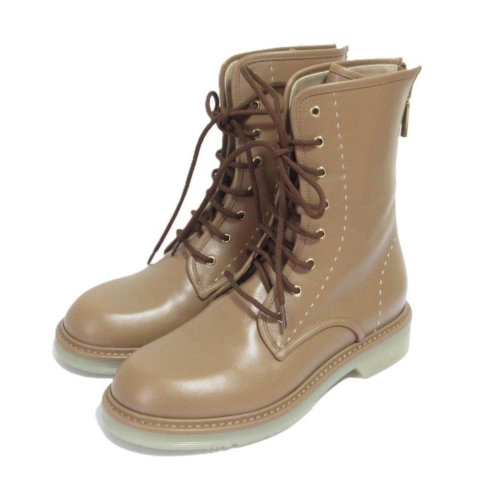 Max Mara Max Mara Max Mara Urban Compact Leather Ankle Boots Leather Shoes DUTY FREE for USA Size ONE SIZE - 1 Thumbnail