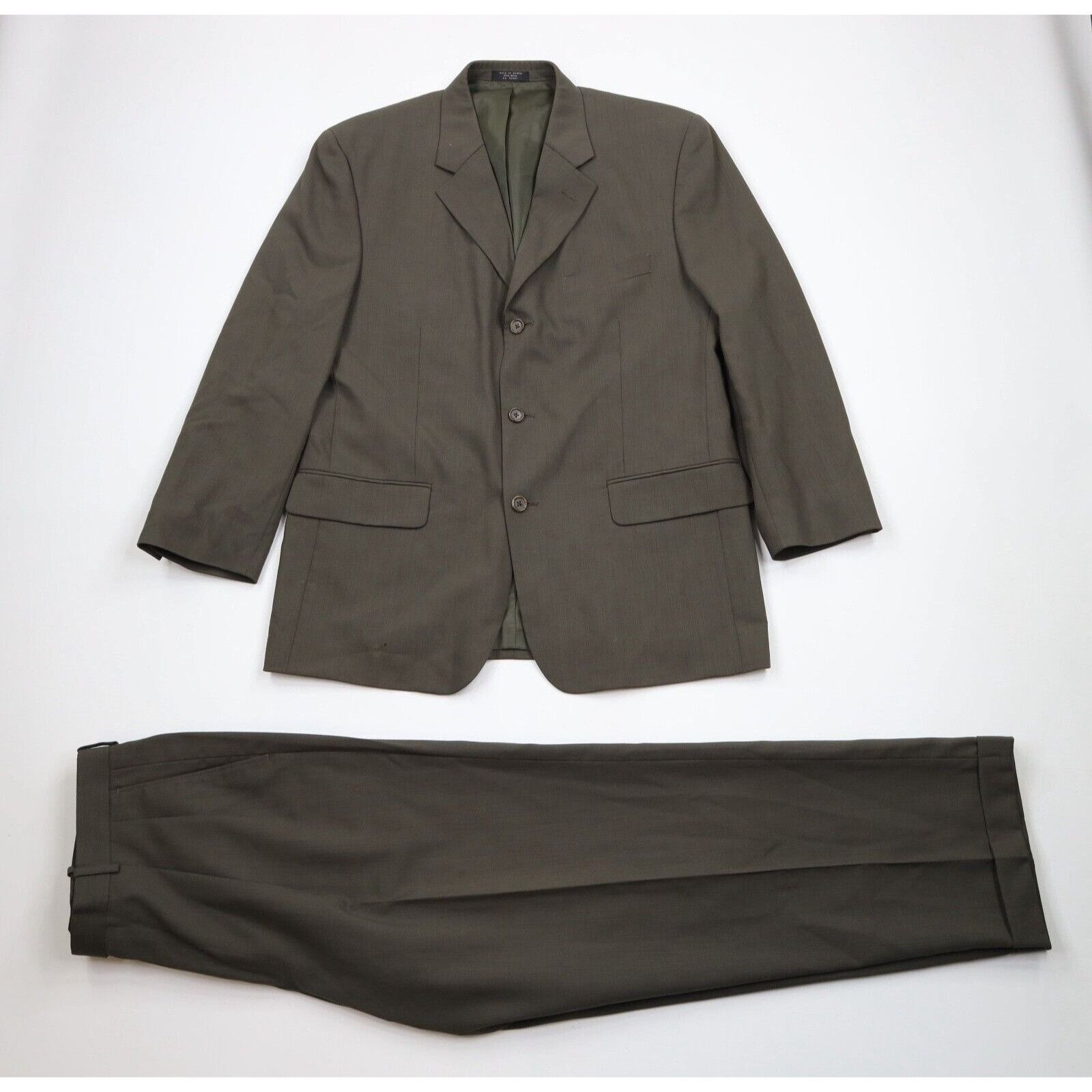 Vintage Vintage Streetwear Athletic Fit 2 Piece Wool Wedding Suit Size 42R - 1 Thumbnail