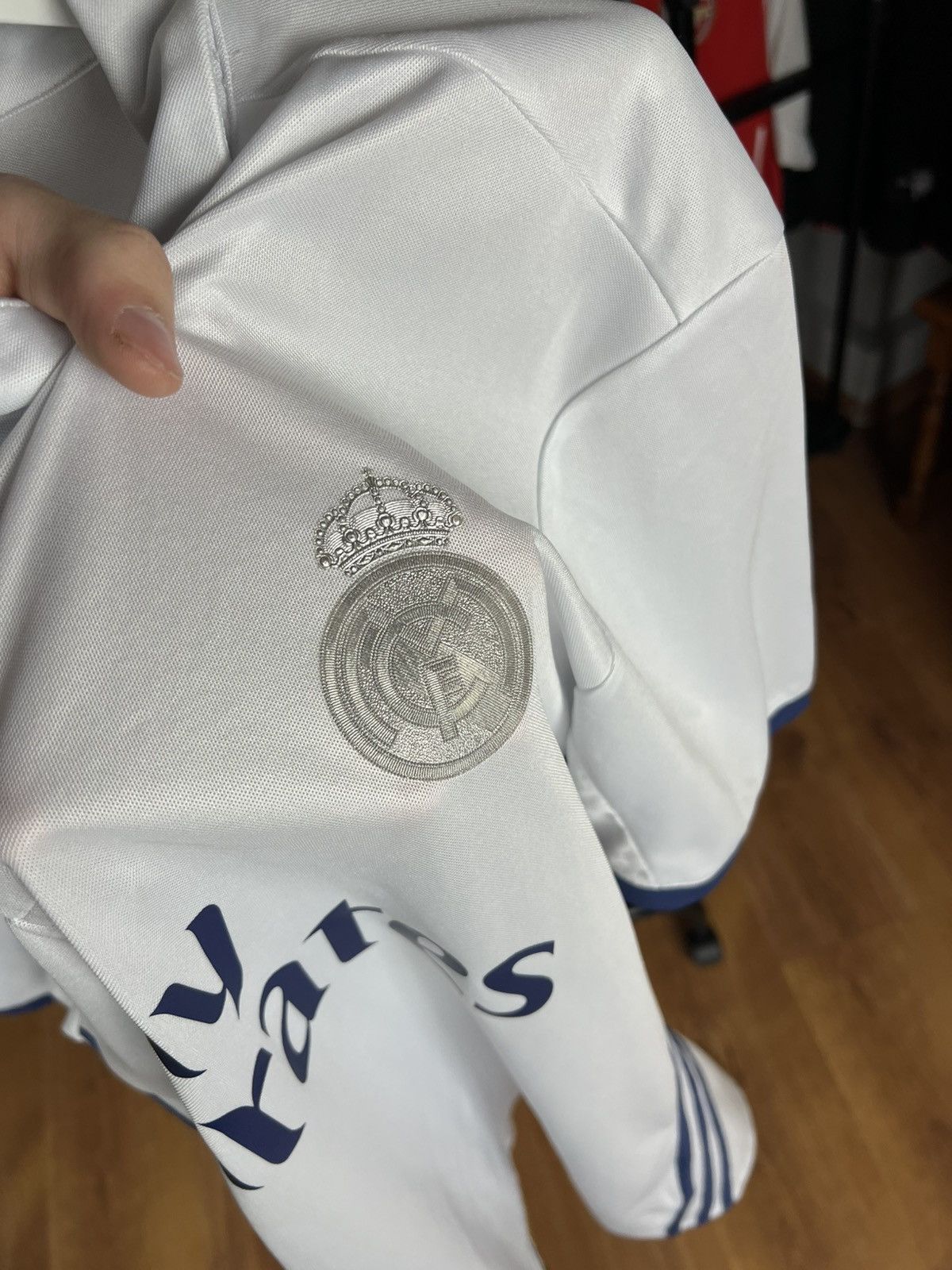Adidas Soccer Jersey Adidas Real Madrid 2016/17 White Size US XL / EU 56 / 4 - 5 Thumbnail