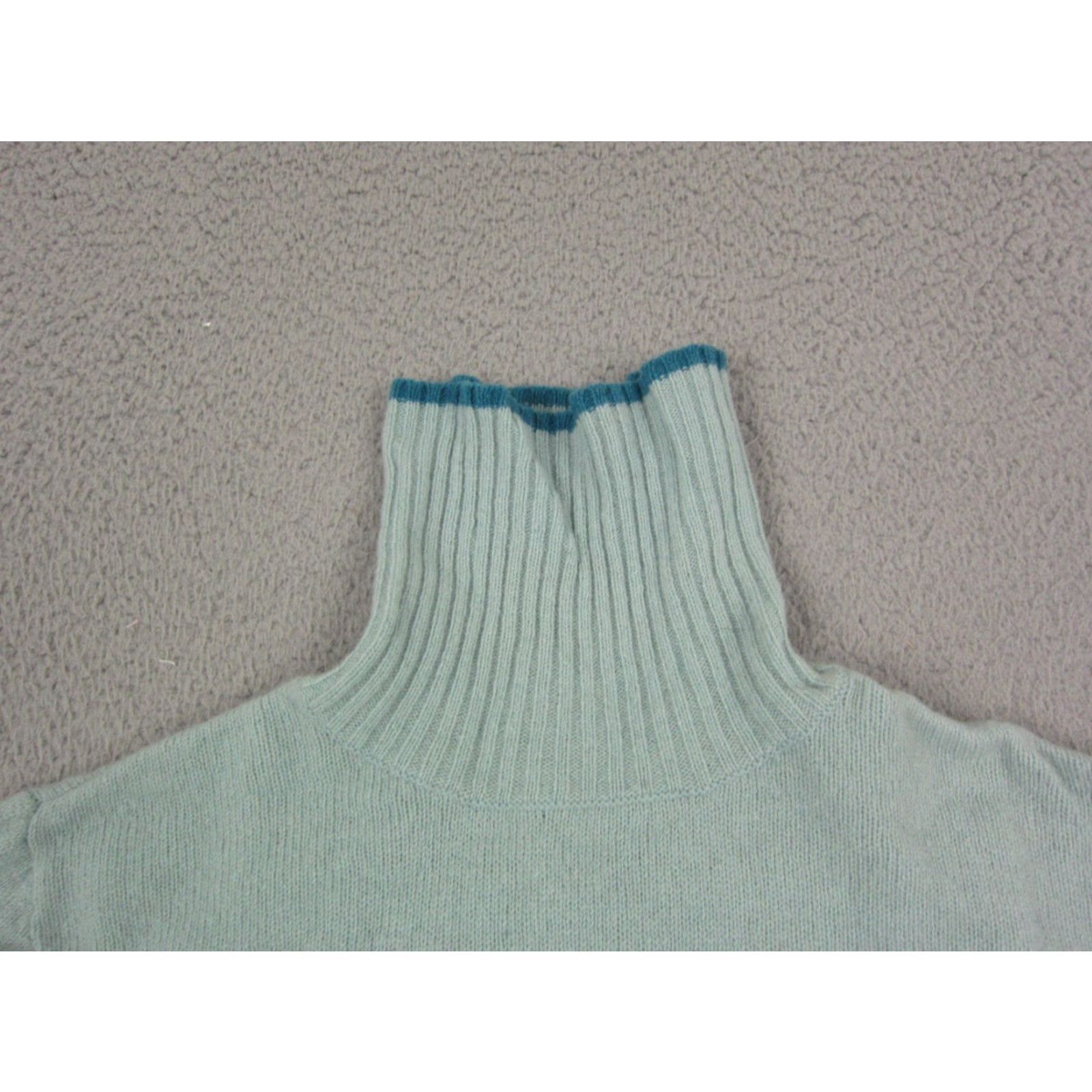 Old Navy VINTAGE Old Navy Sweater Women's XL Blue Turtleneck Wool Knit 90s Pullover Warm Casual Mens Womens Belts? Size XL / US 12-14 / IT 48-50 - 4 Thumbnail