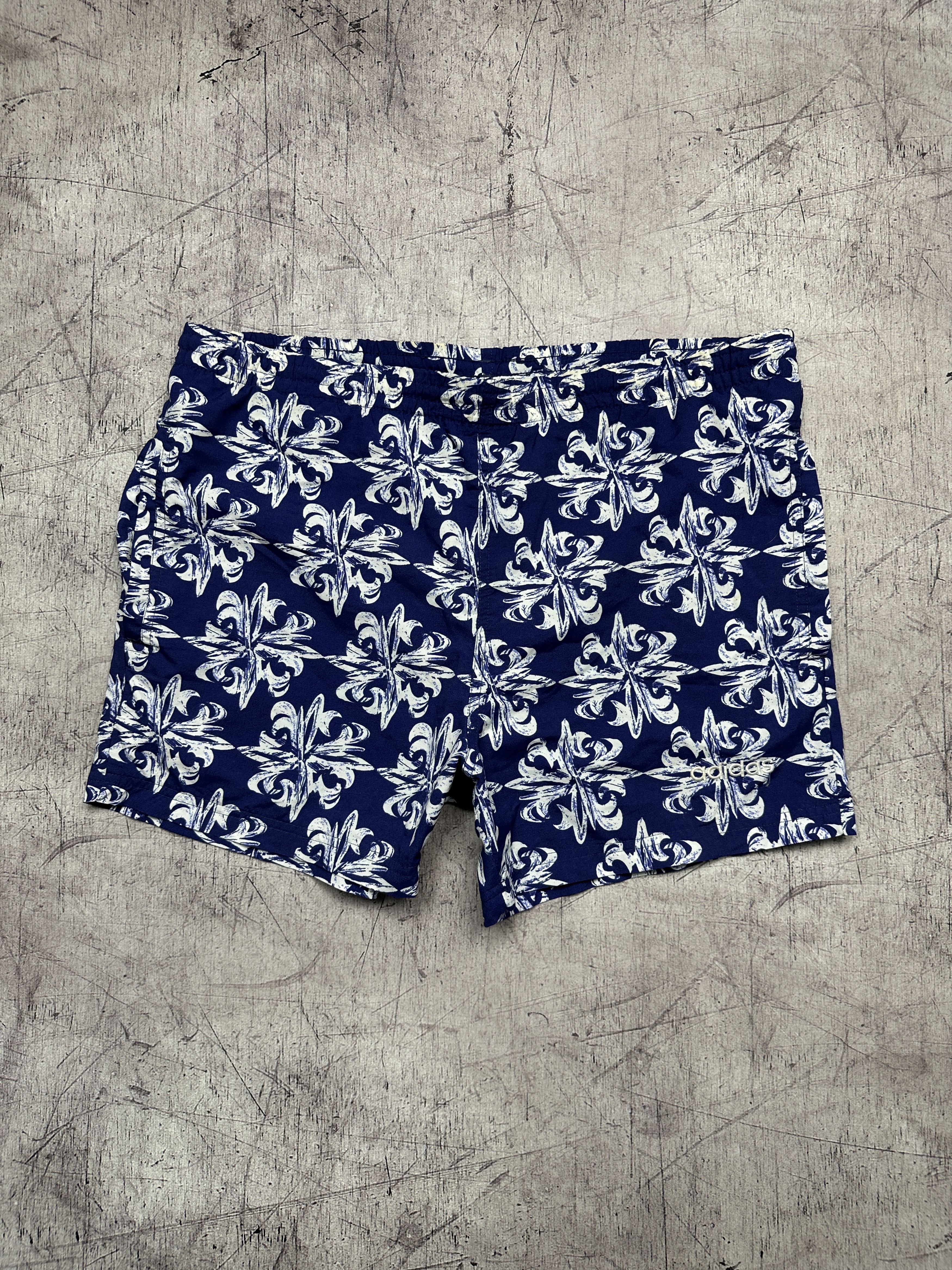 Adidas Adidas 90s Vintage Mens Nylon Swimming Shorts Size US 34 / EU 50 - 1 Thumbnail