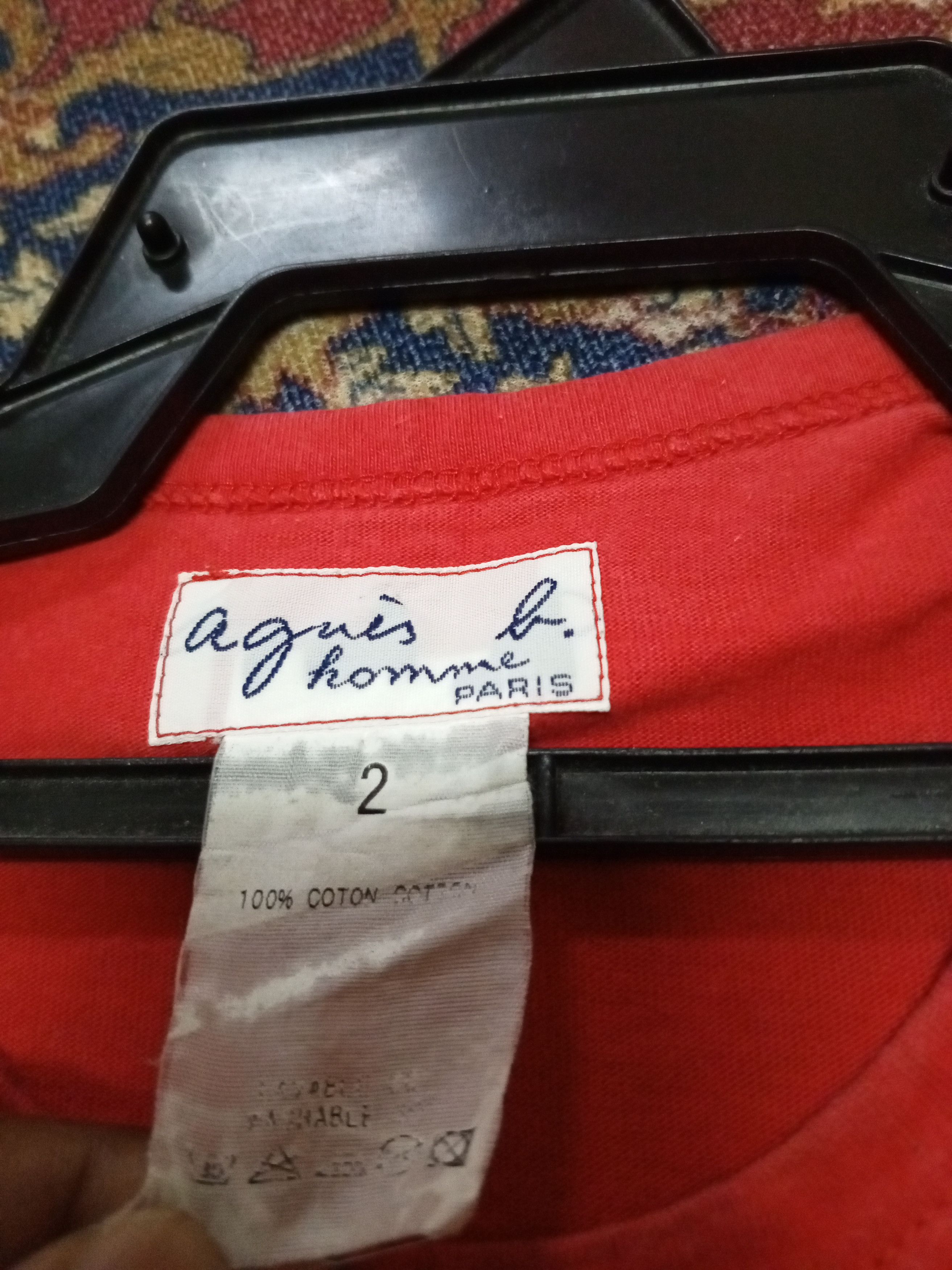 agnes b. Agnes.b red t-shirt Size US M / EU 48-50 / 2 - 7 Thumbnail