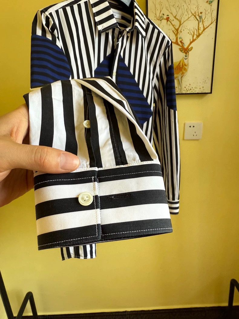 Givenchy Givenchy Striped Shirt, Size 41, Black and White Striped P Size US L / EU 52-54 / 3 - 4 Thumbnail