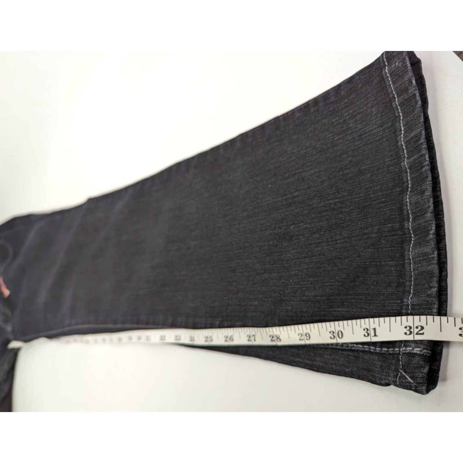 Vintage VINTAGE Bubblegum Jeans Womens Jr Size 15/16 Dark Wash Mid Rise Embelished Denim Jeans Size 36" / US 14 / IT 50 - 6 Thumbnail