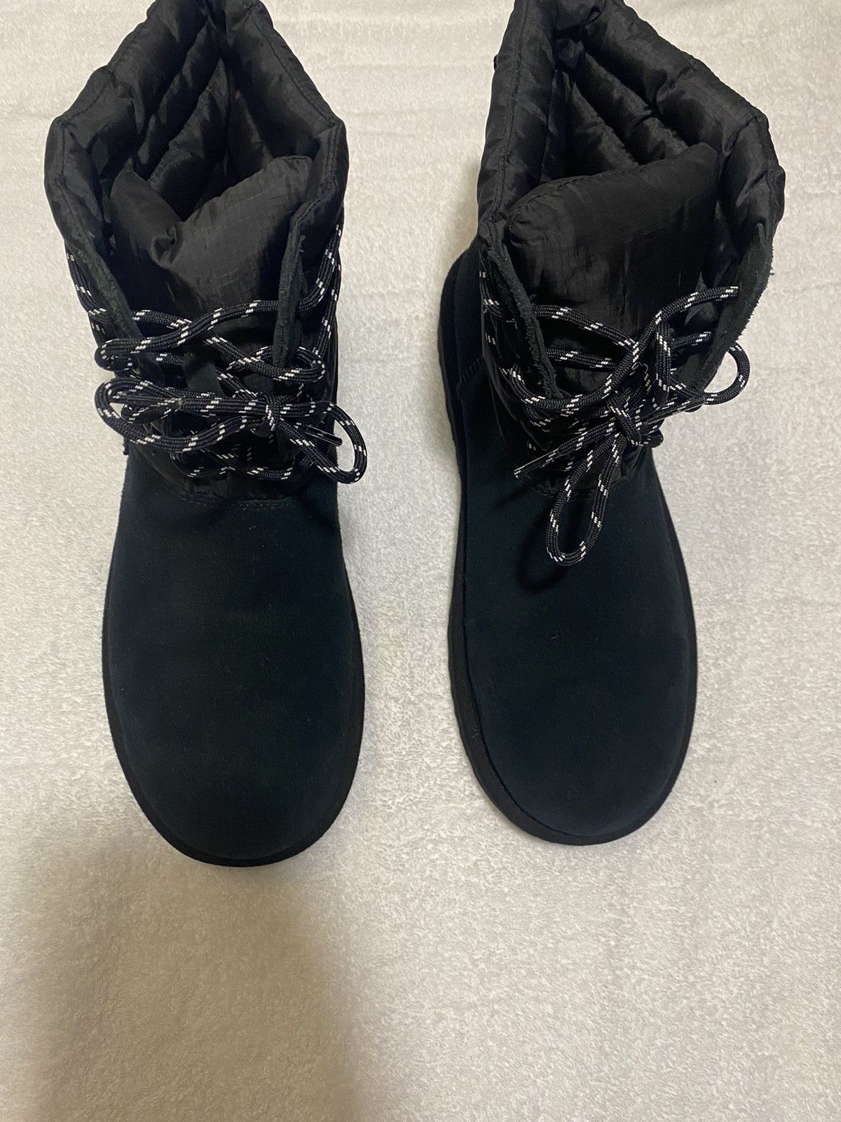 Rare UGG x STAMPD Lace Up Black Boots Size 10