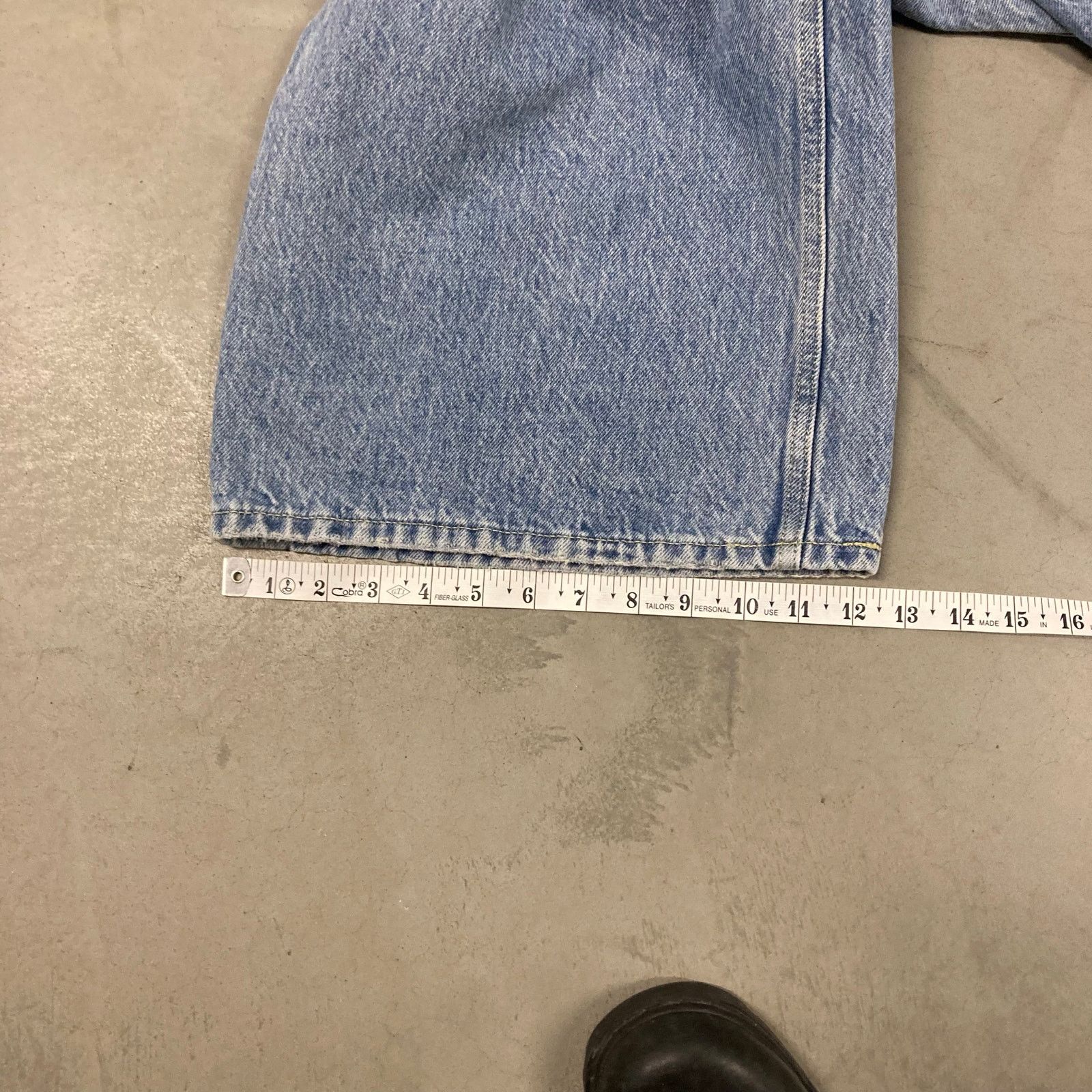 Vintage Baggy Y2K Arizona Jeans 35x30 Size US 35 - 4 Thumbnail