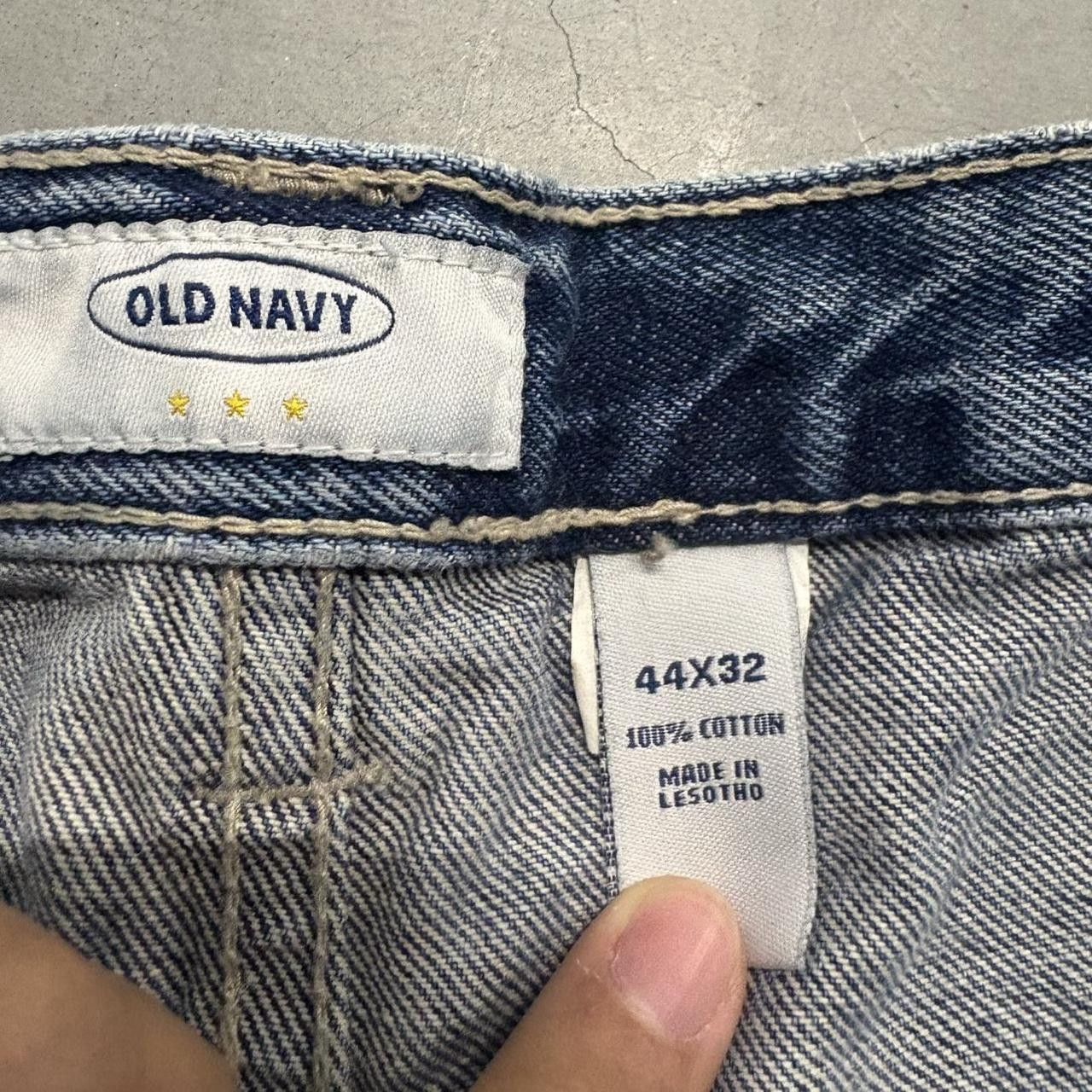 Old Navy Crazy Vintage Y2K/2000s Super Baggy Old Navy Carpenter Medium Wash Denim Jeans! Size US 44 / EU 60 - 5 Thumbnail