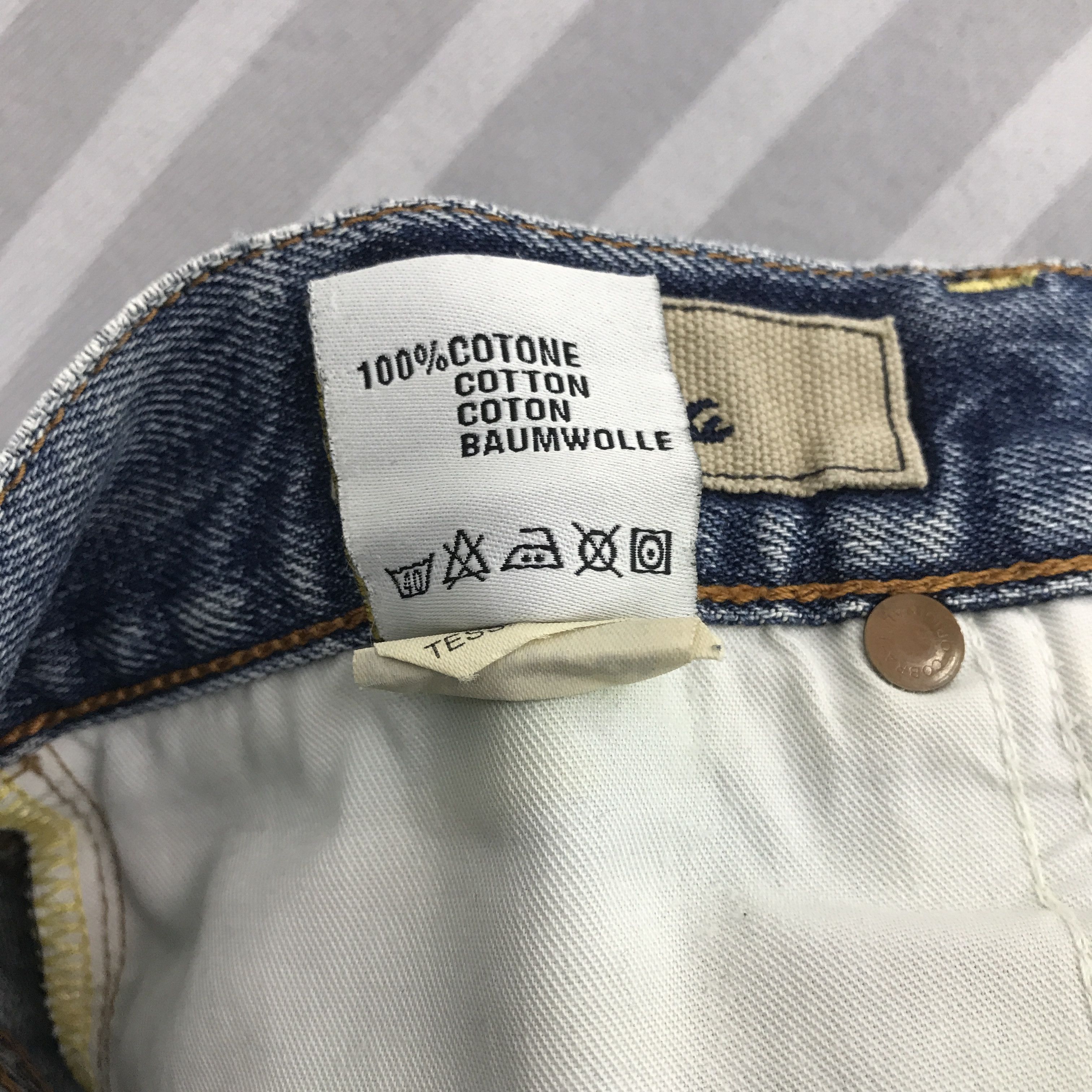 Japanese Brand × Vintage Flare meltin'pot Maia ripped Distressed Bootcut Denim jeans Size US 30 / EU 46 - 13 Thumbnail