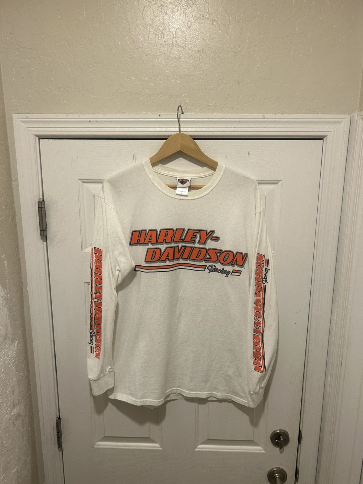 Harley Davidson × Vintage Vintage Harley Davidson Long Sleeve Shirt Size US L / EU 52-54 / 3 - 4 Thumbnail