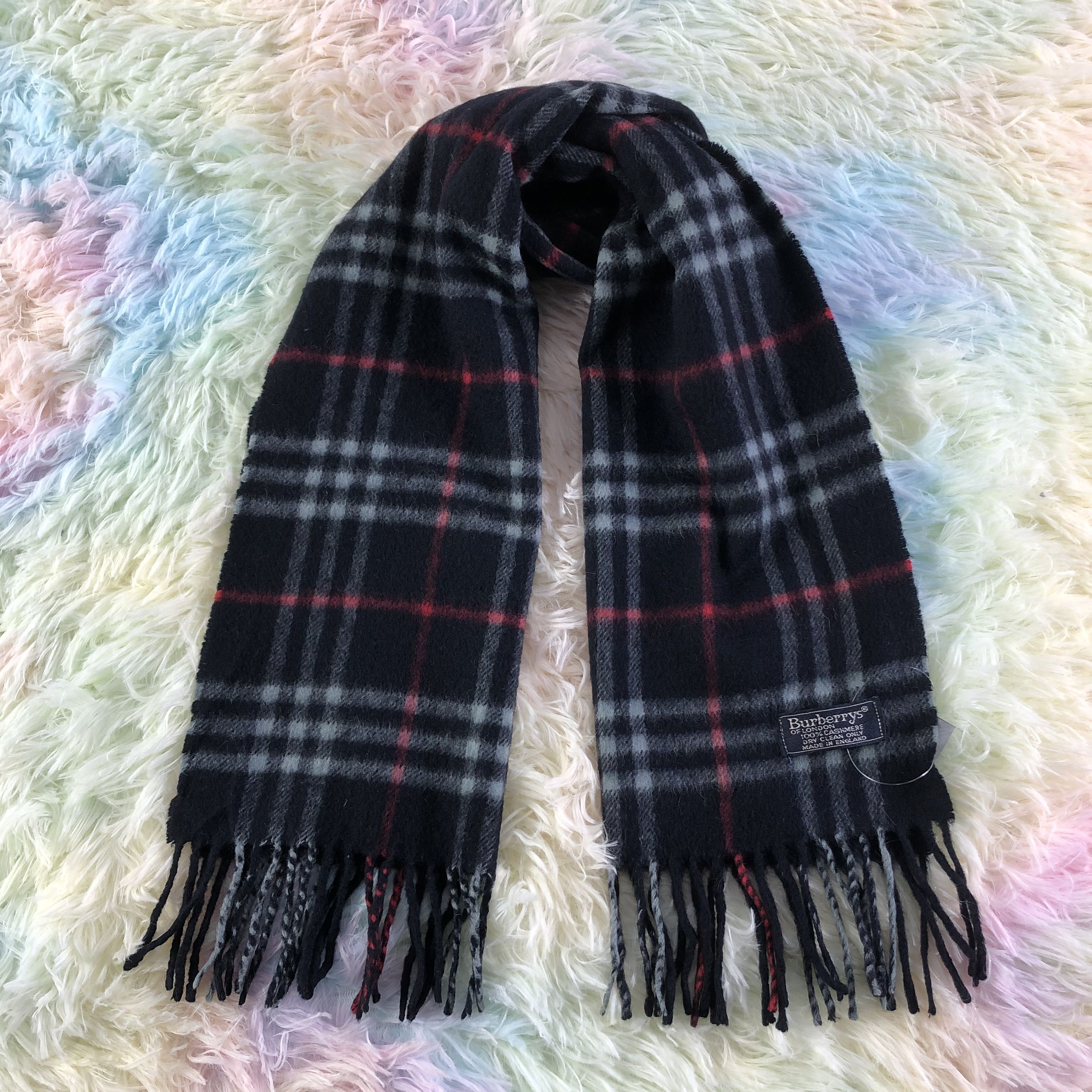 Burberry × Vintage Burberry Scarf / Muffler / Neckwear - KM174 Size ONE SIZE - 1 Thumbnail